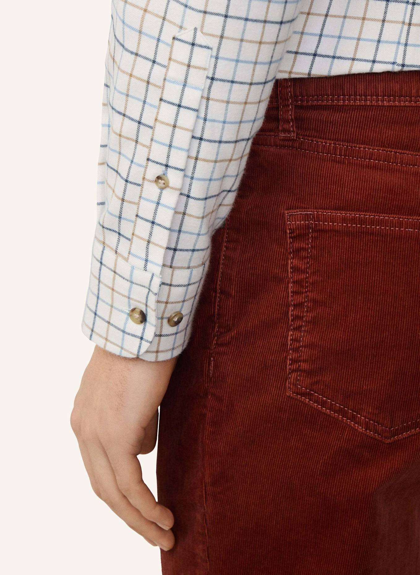 HACKETT LONDON Freizeithemd LGE FLANNEL TATTERSALL: BLAU