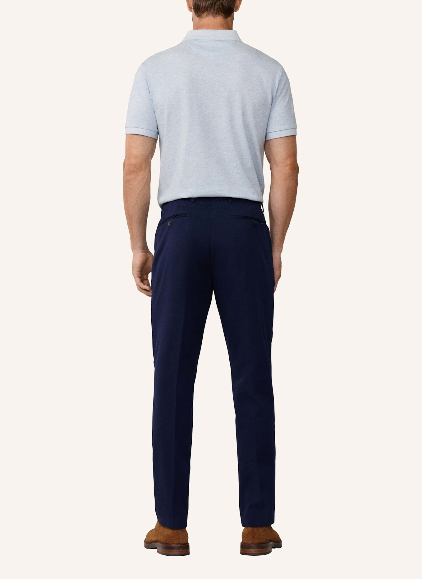 HACKETT LONDON Chino TRICOTINE TROUSER: BLAU