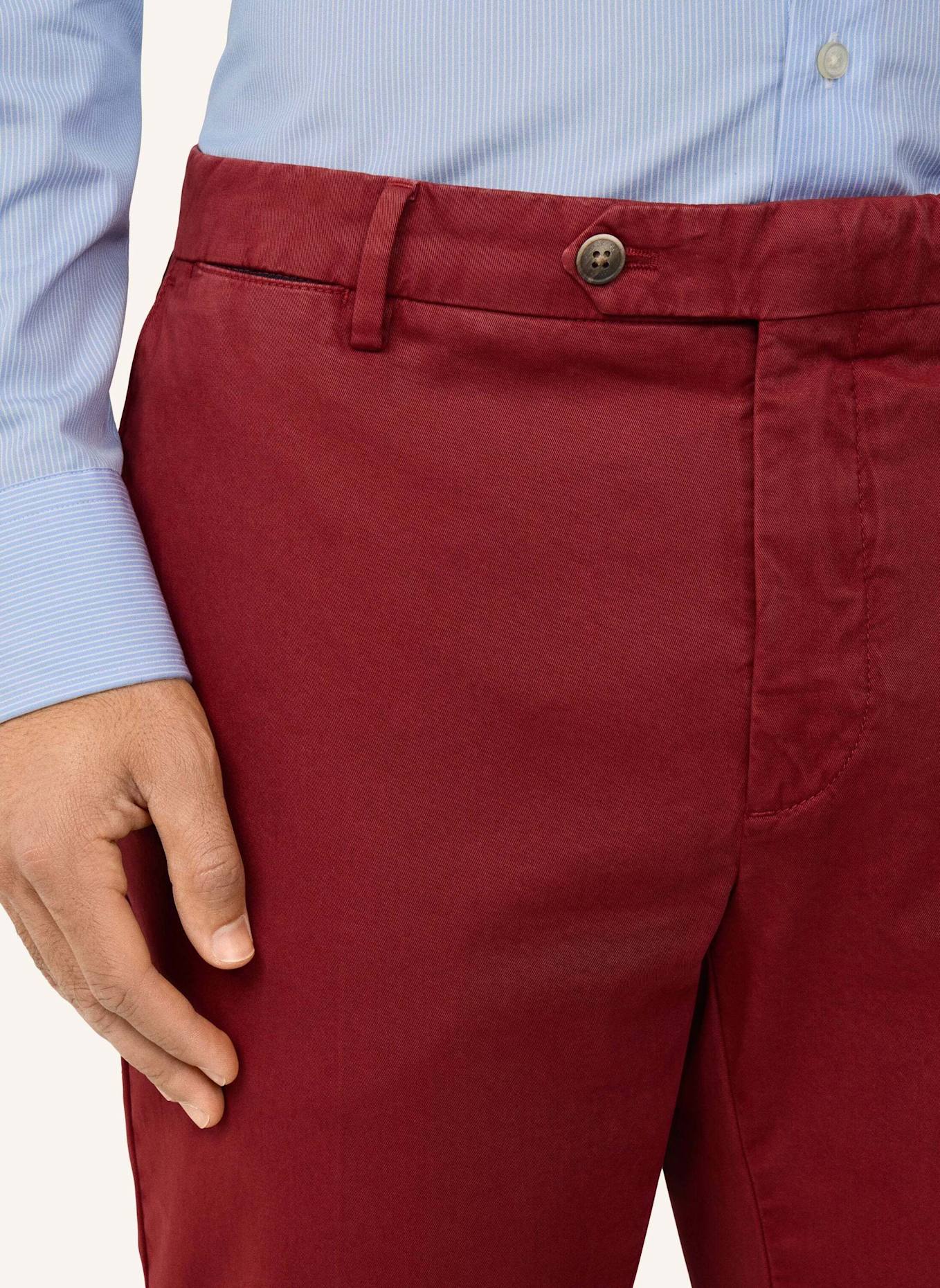 HACKETT LONDON Chino KENSINGTON Slim Fit: ROT