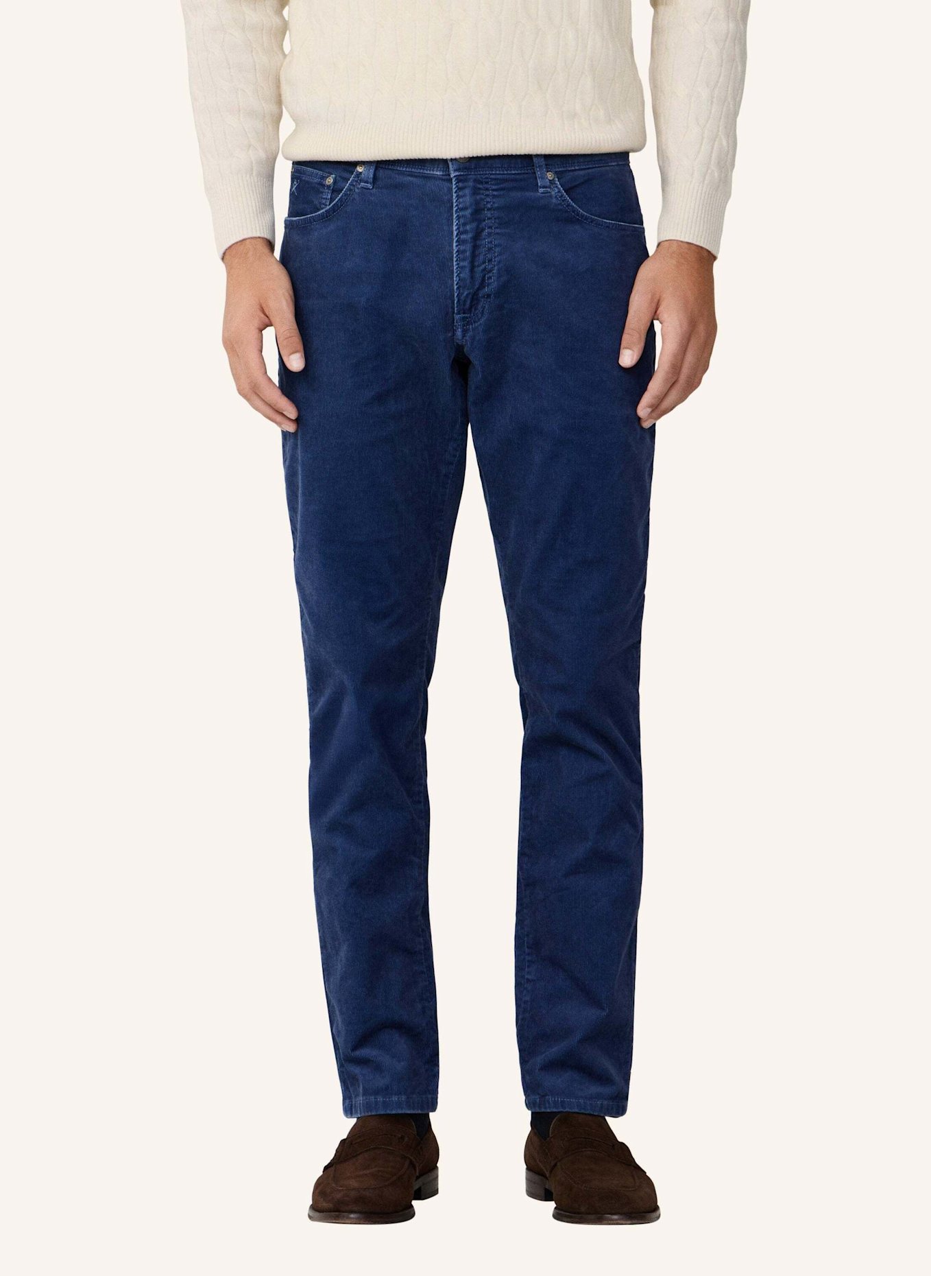 HACKETT LONDON 5-Pocket PIGMENT CORD 5PKT: BLAU