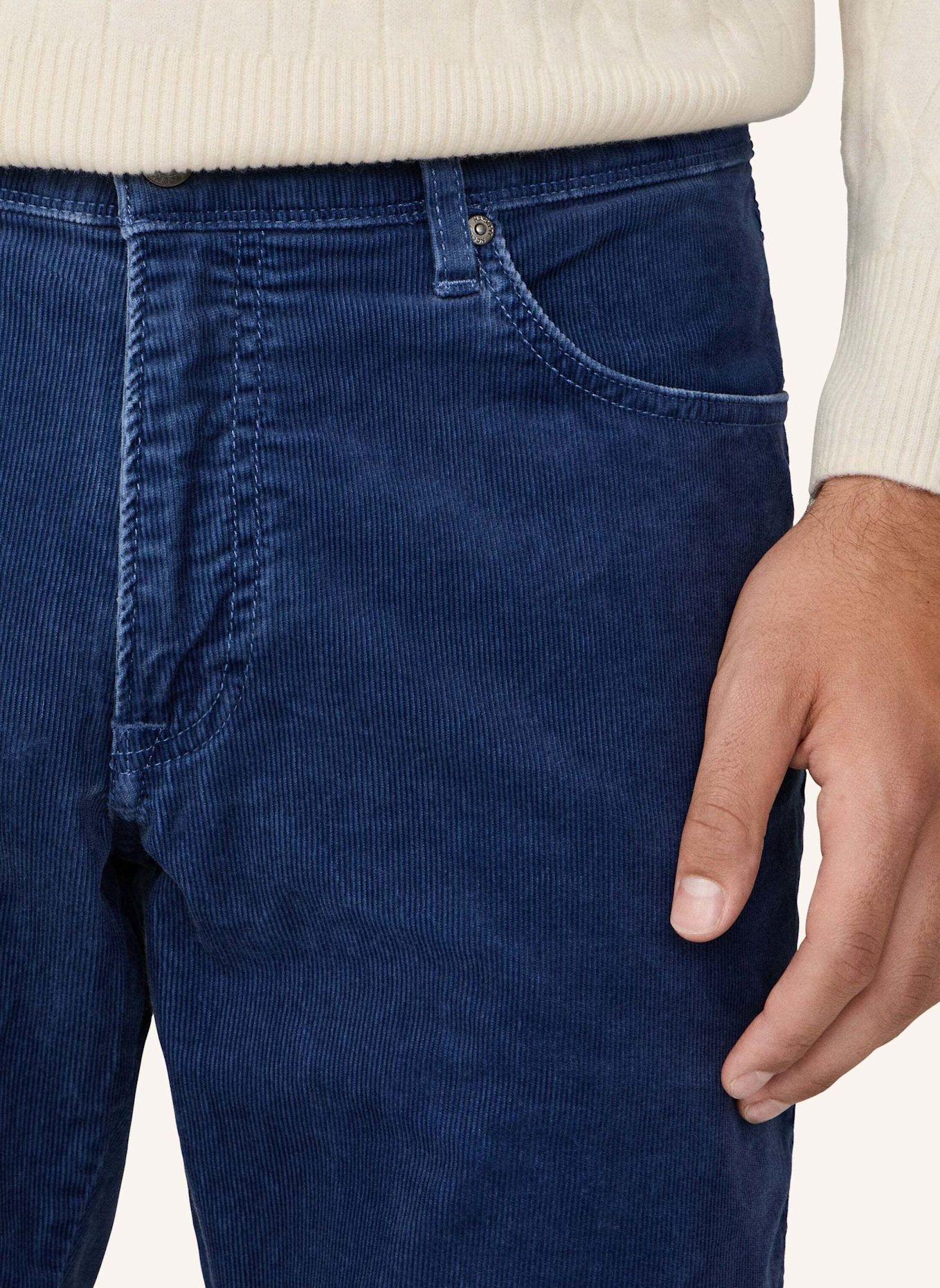 HACKETT LONDON 5-Pocket PIGMENT CORD 5PKT: BLAU