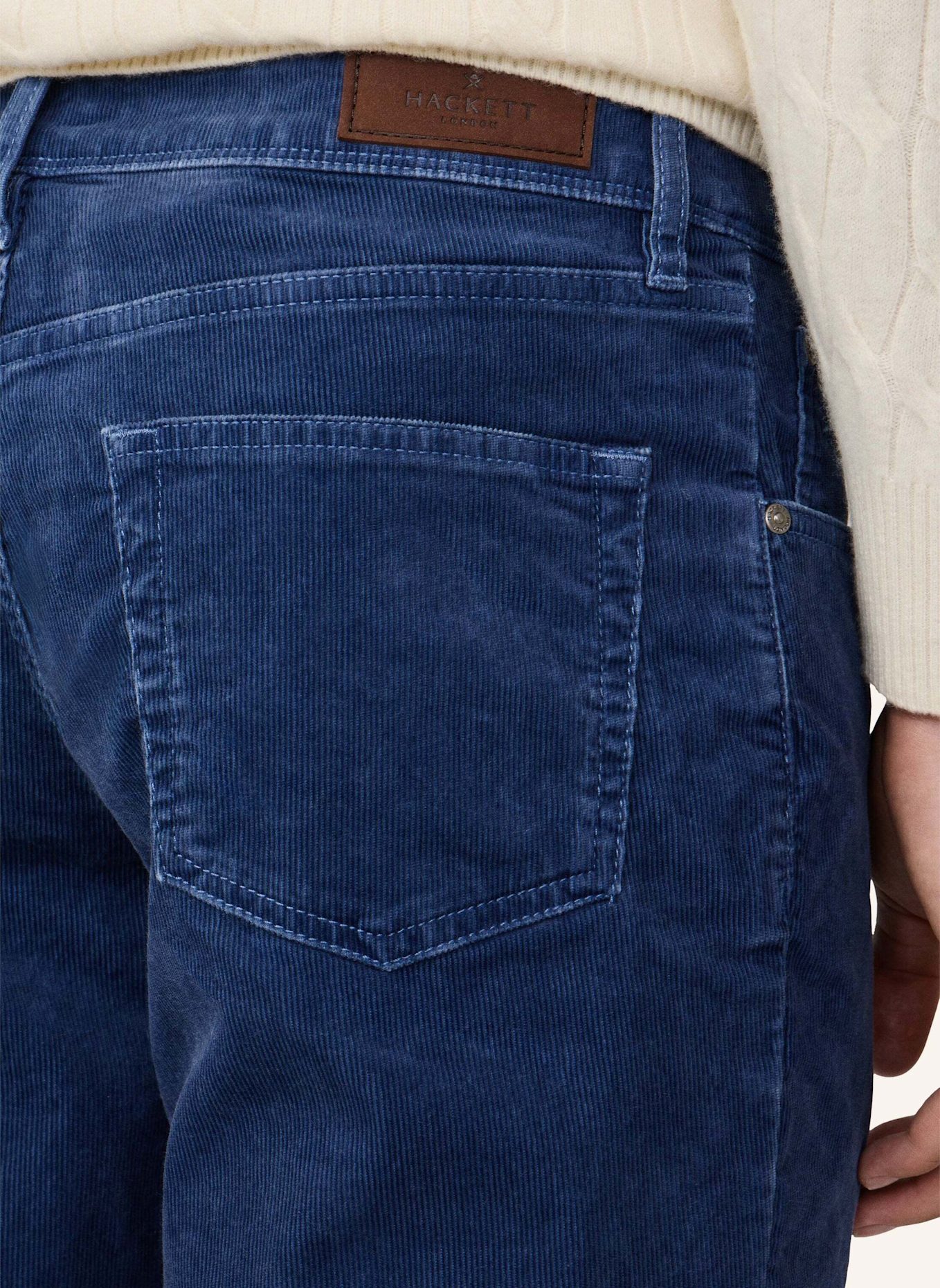 HACKETT LONDON 5-Pocket PIGMENT CORD 5PKT: BLAU