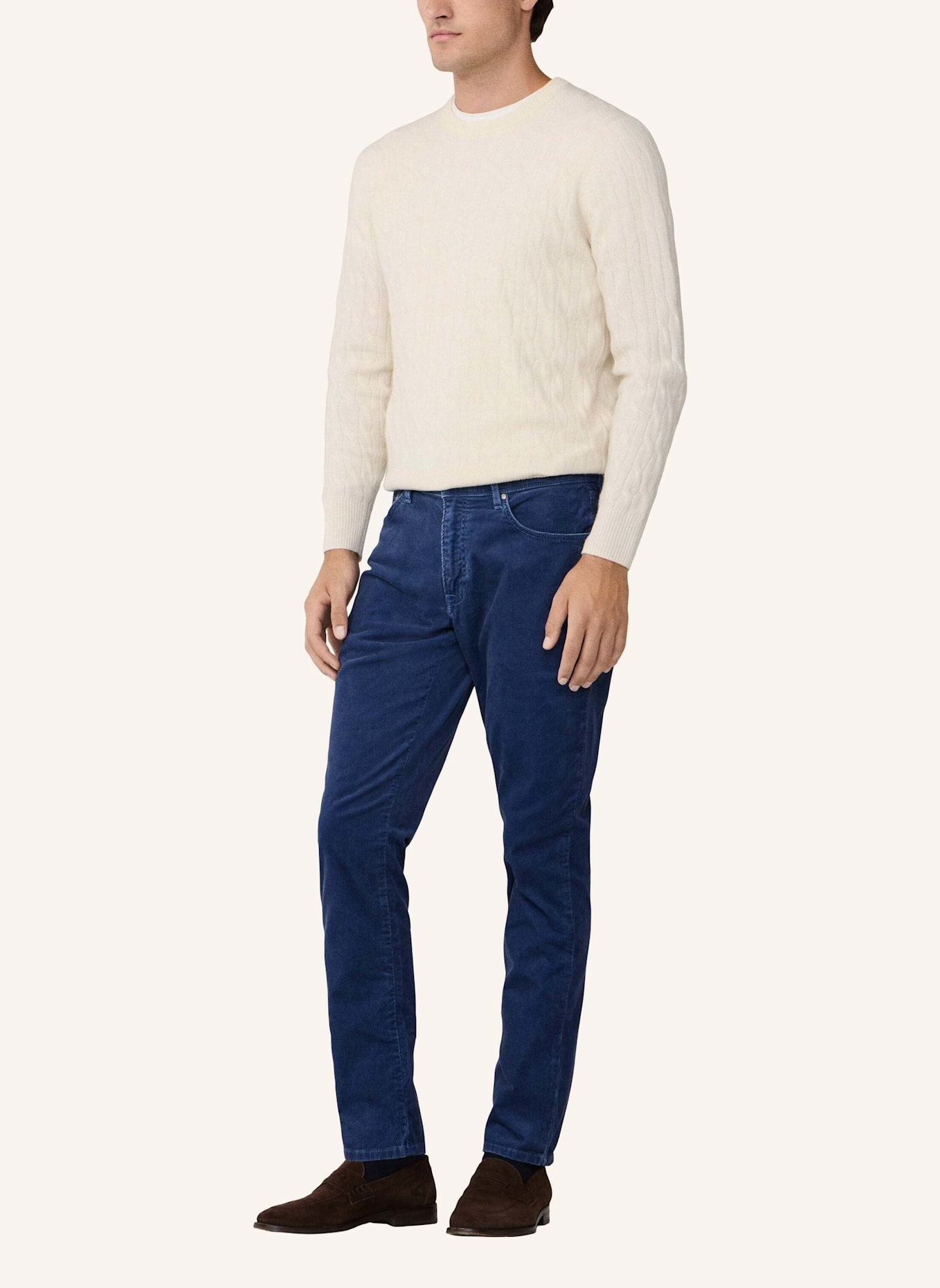 HACKETT LONDON 5-Pocket PIGMENT CORD 5PKT: BLAU