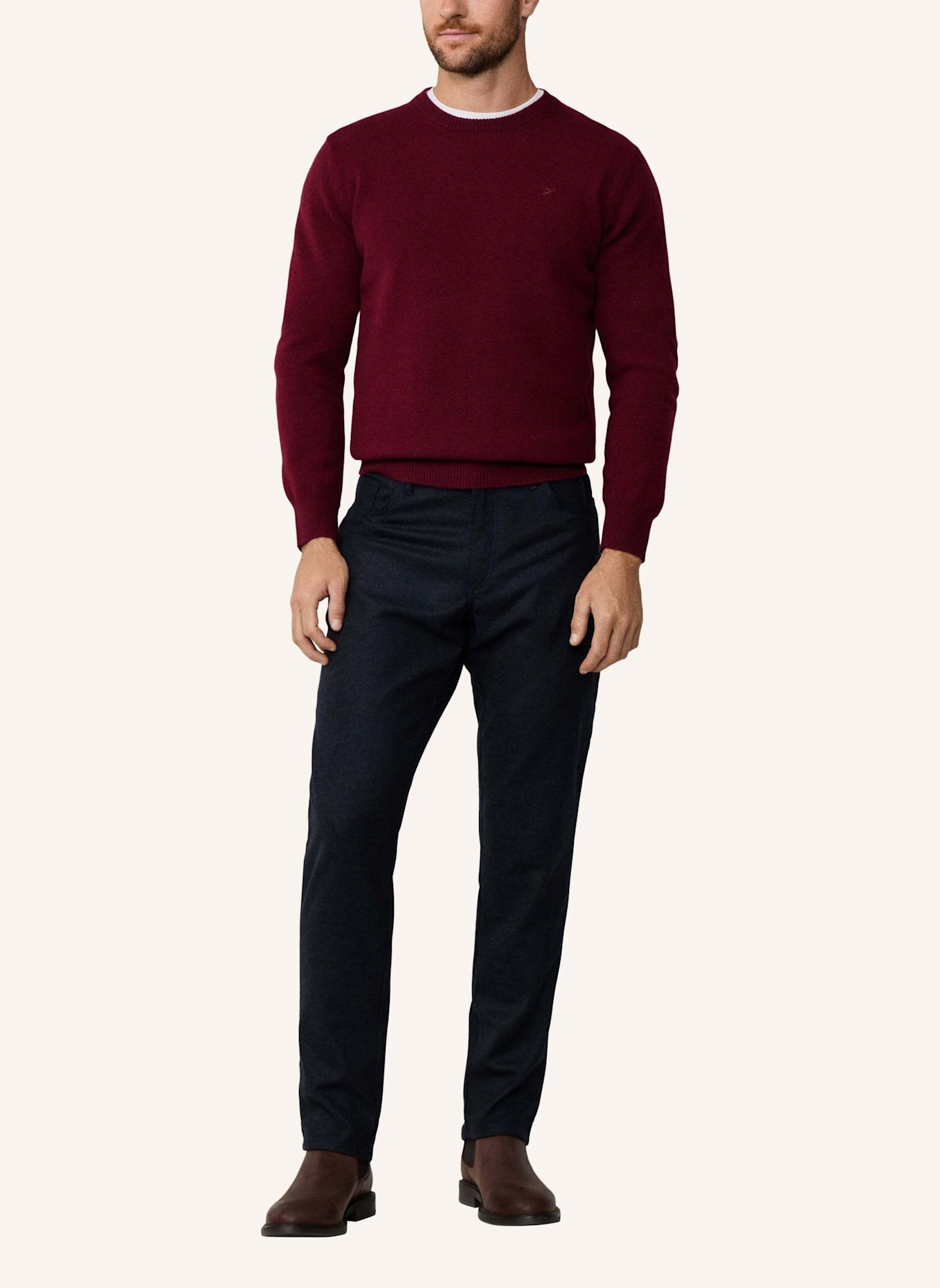 HACKETT LONDON 5-Pocket FLANNEL 5 PKT: DUNKELBLAU