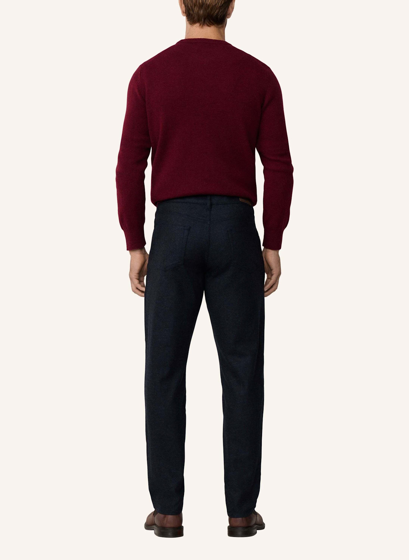 HACKETT LONDON 5-Pocket FLANNEL 5 PKT: DUNKELBLAU