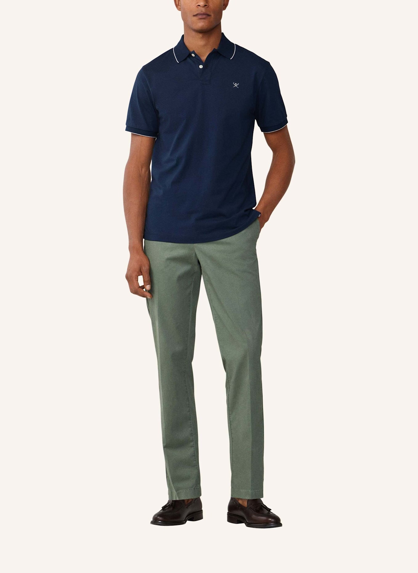 HACKETT LONDON Chino CHINO SANDERSON: GRÜN