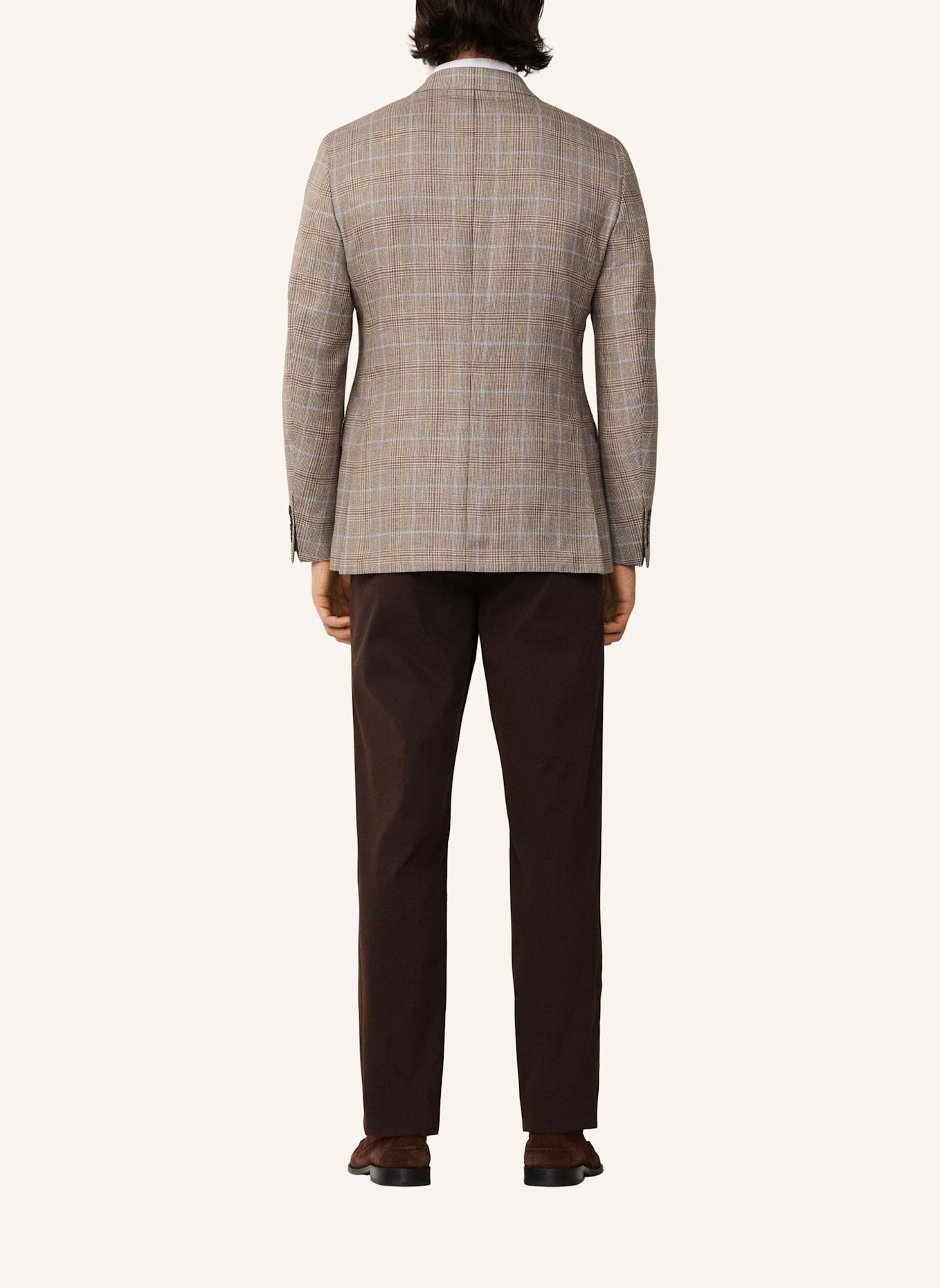 HACKETT LONDON Blazer TAUPE/SKY BLUE POW: BEIGE