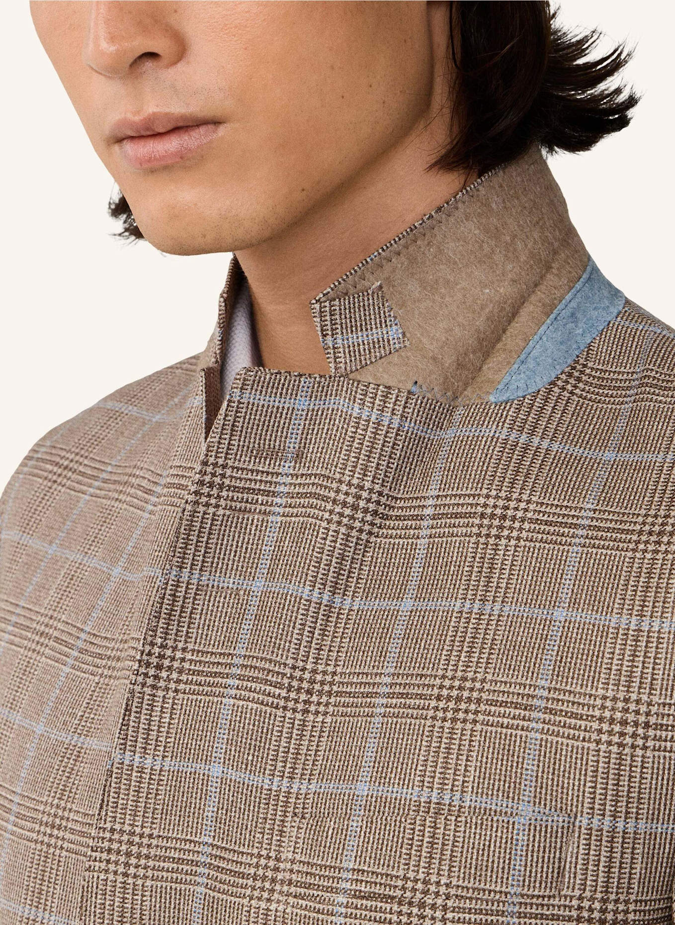 HACKETT LONDON Blazer TAUPE/SKY BLUE POW: BEIGE