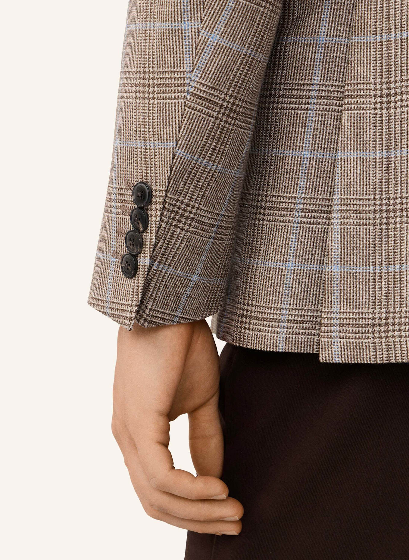 HACKETT LONDON Blazer TAUPE/SKY BLUE POW: BEIGE