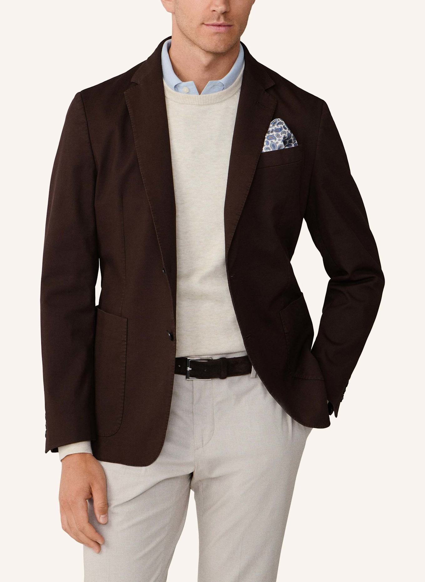 HACKETT LONDON Blazer GMD LW TEXTURE CC: BRAUN