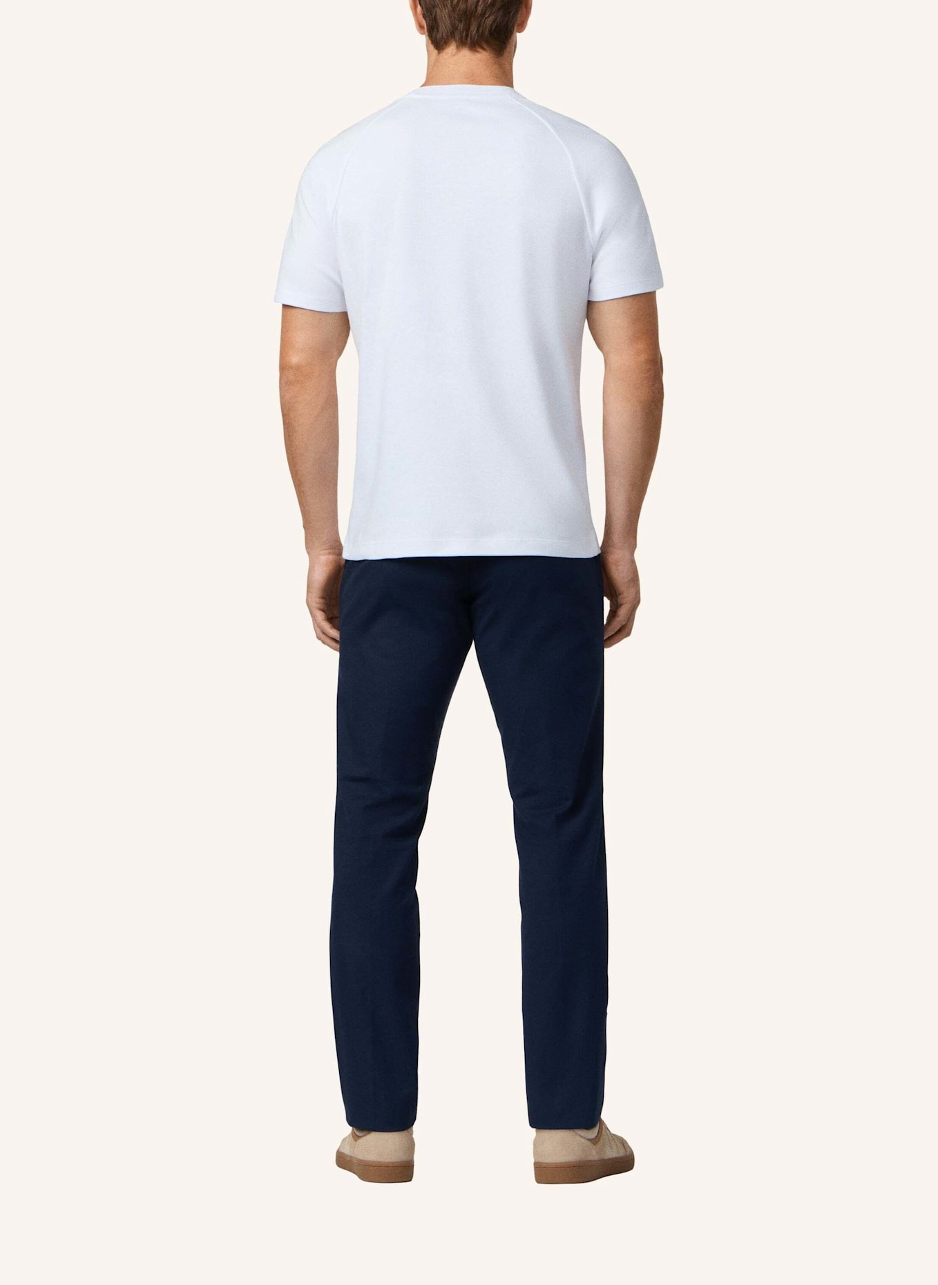 HACKETT LONDON T-Shirt HS TAPE TEE: WEISS