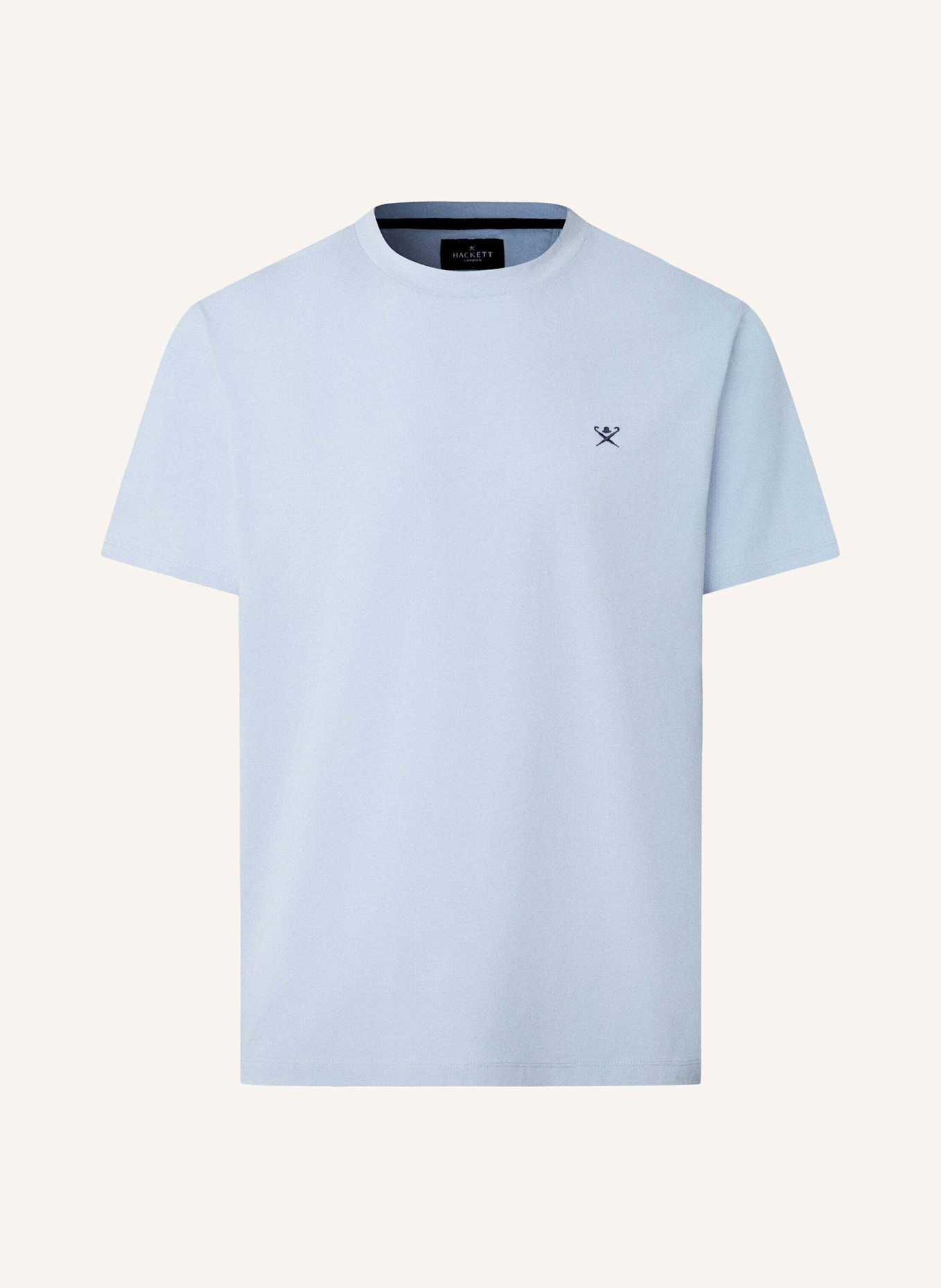 HACKETT LONDON T-Shirt SS LOGO TEE: BLAU