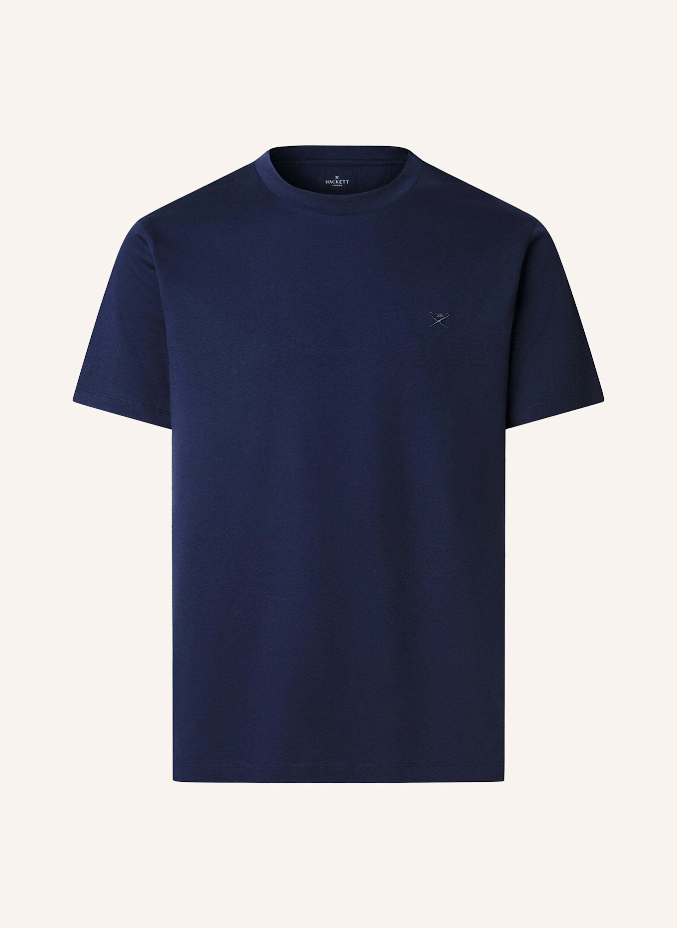 HACKETT LONDON T-Shirt SS LOGO TEE: BLAU