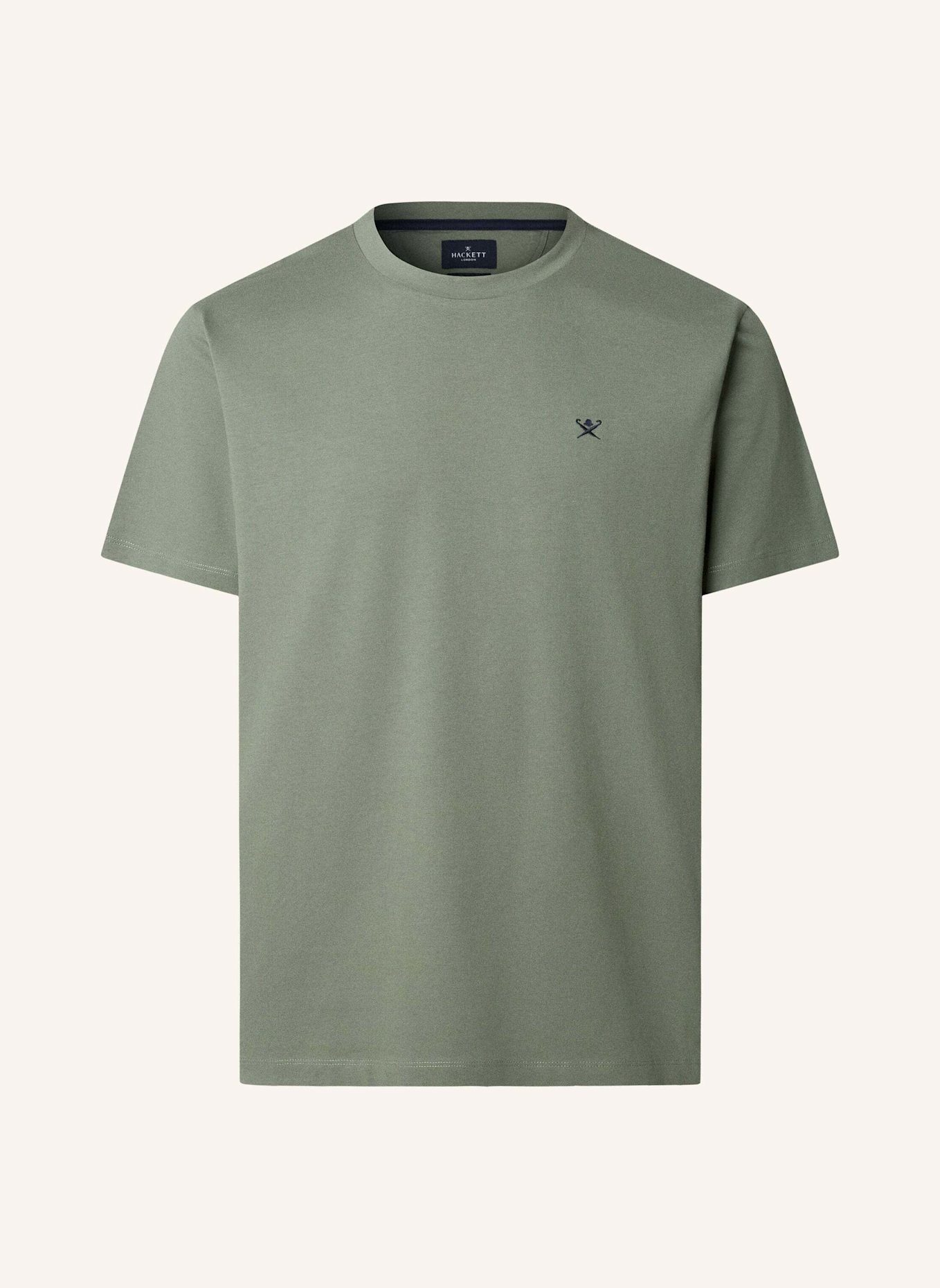HACKETT LONDON T-Shirt SS LOGO TEE: GRÜN