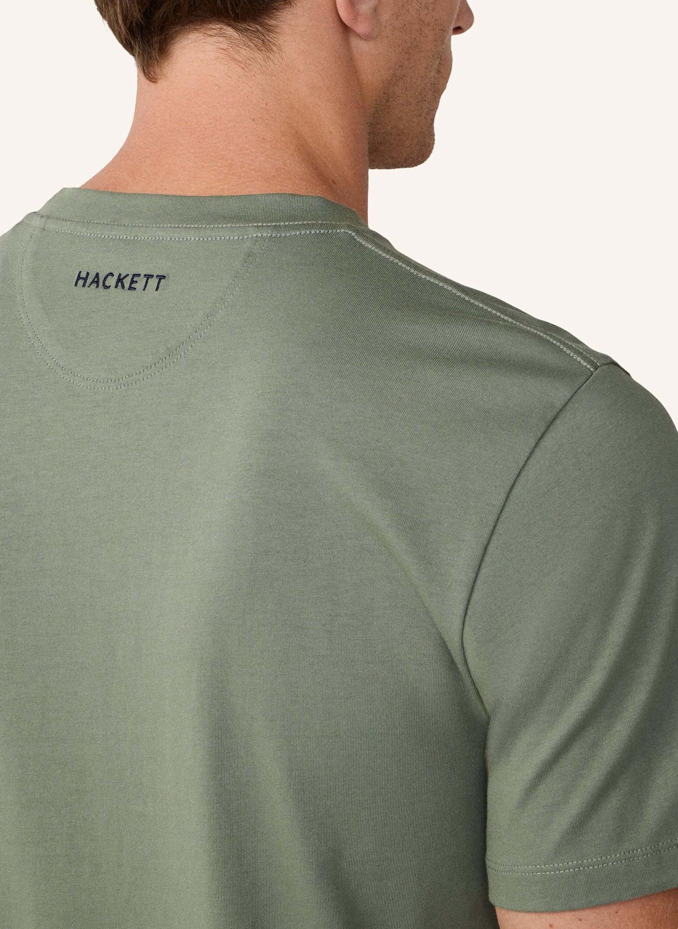 HACKETT LONDON T-Shirt SS LOGO TEE: GRÜN