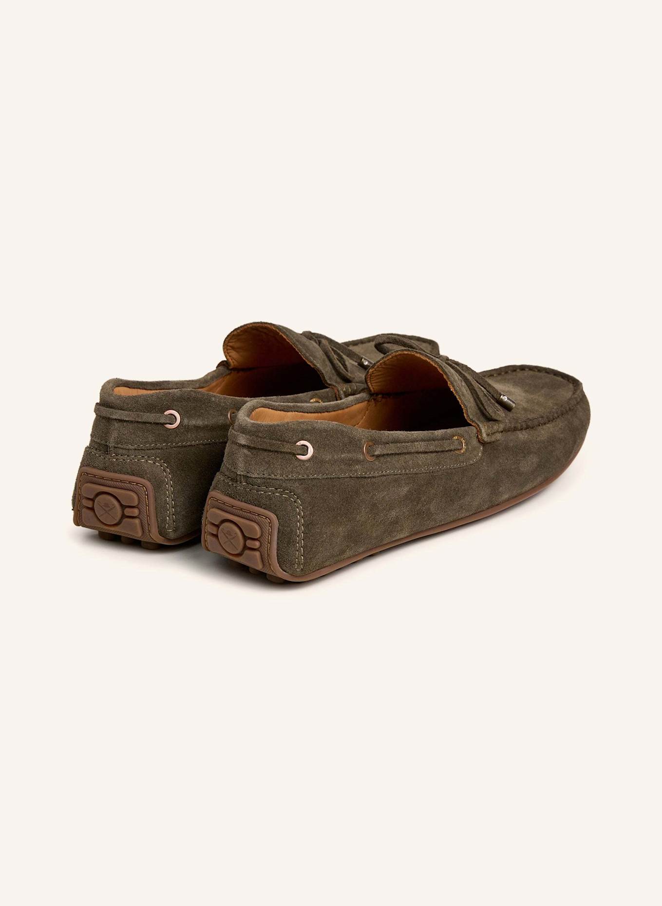 HACKETT LONDON Loafer DRIVER LACES: KHAKI