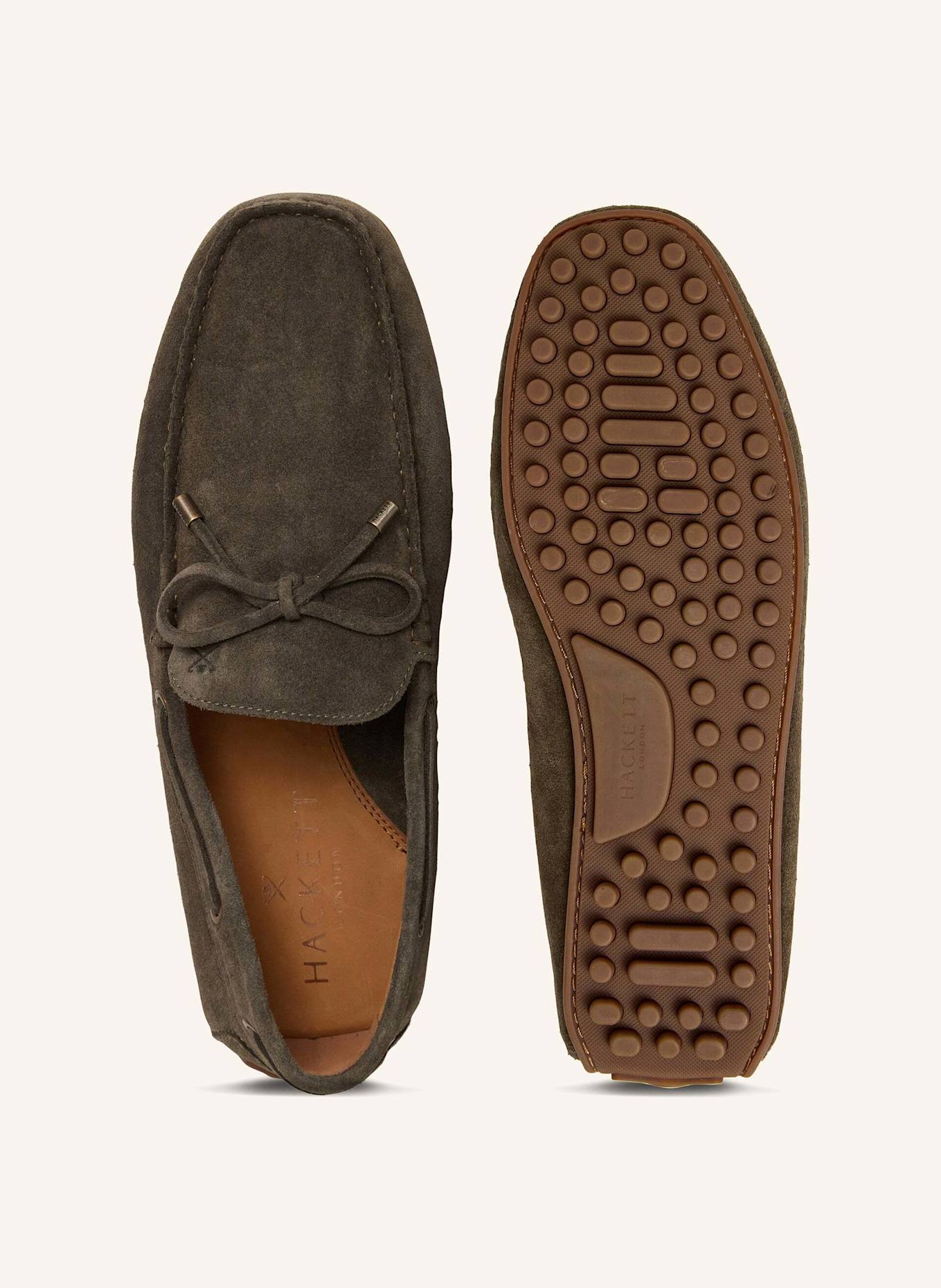 HACKETT LONDON Loafer DRIVER LACES: KHAKI