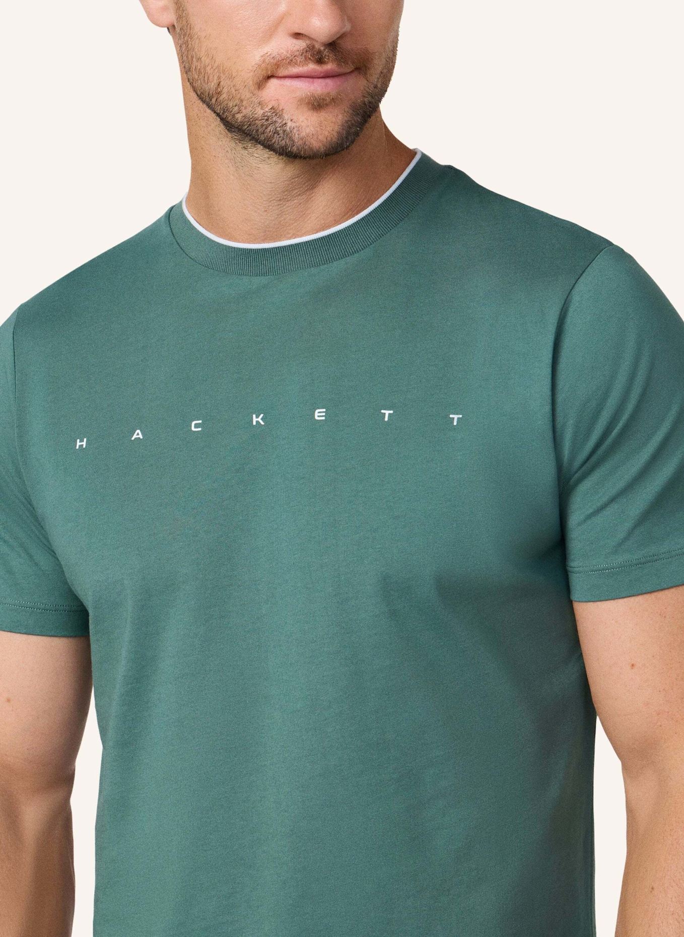 HACKETT LONDON T-Shirt HS ESSENTIAL TEE: GRÜN
