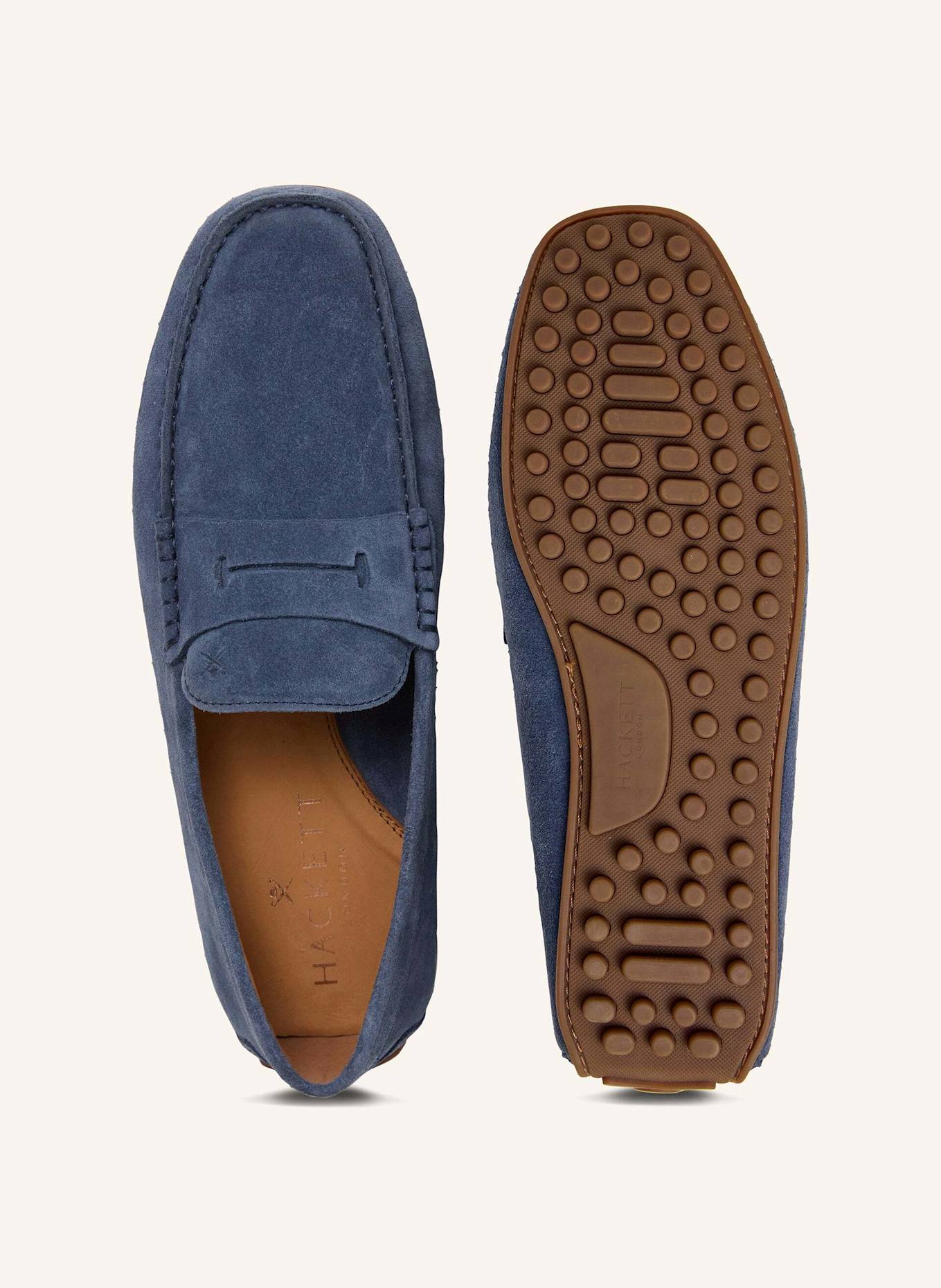 HACKETT LONDON Loafer DRIVER SADDLE: BLAU
