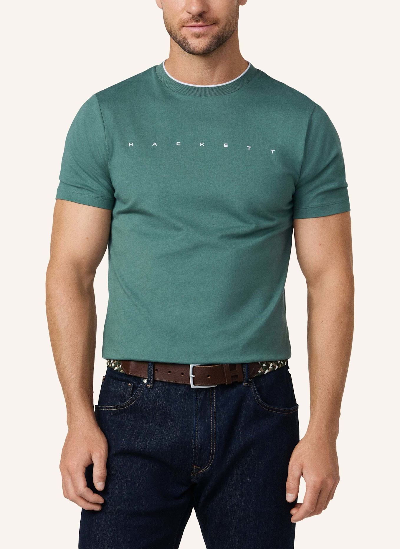 HACKETT LONDON T-Shirt HS ESSENTIAL TEE: GRÜN
