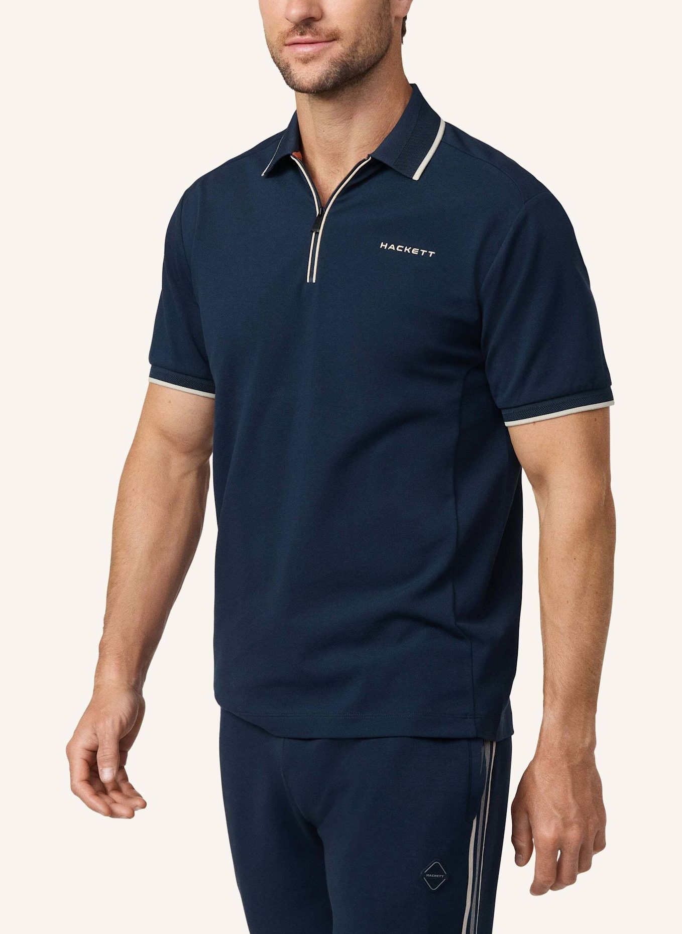 HACKETT LONDON Poloshirt HS CITY HZ POLO: DUNKELBLAU