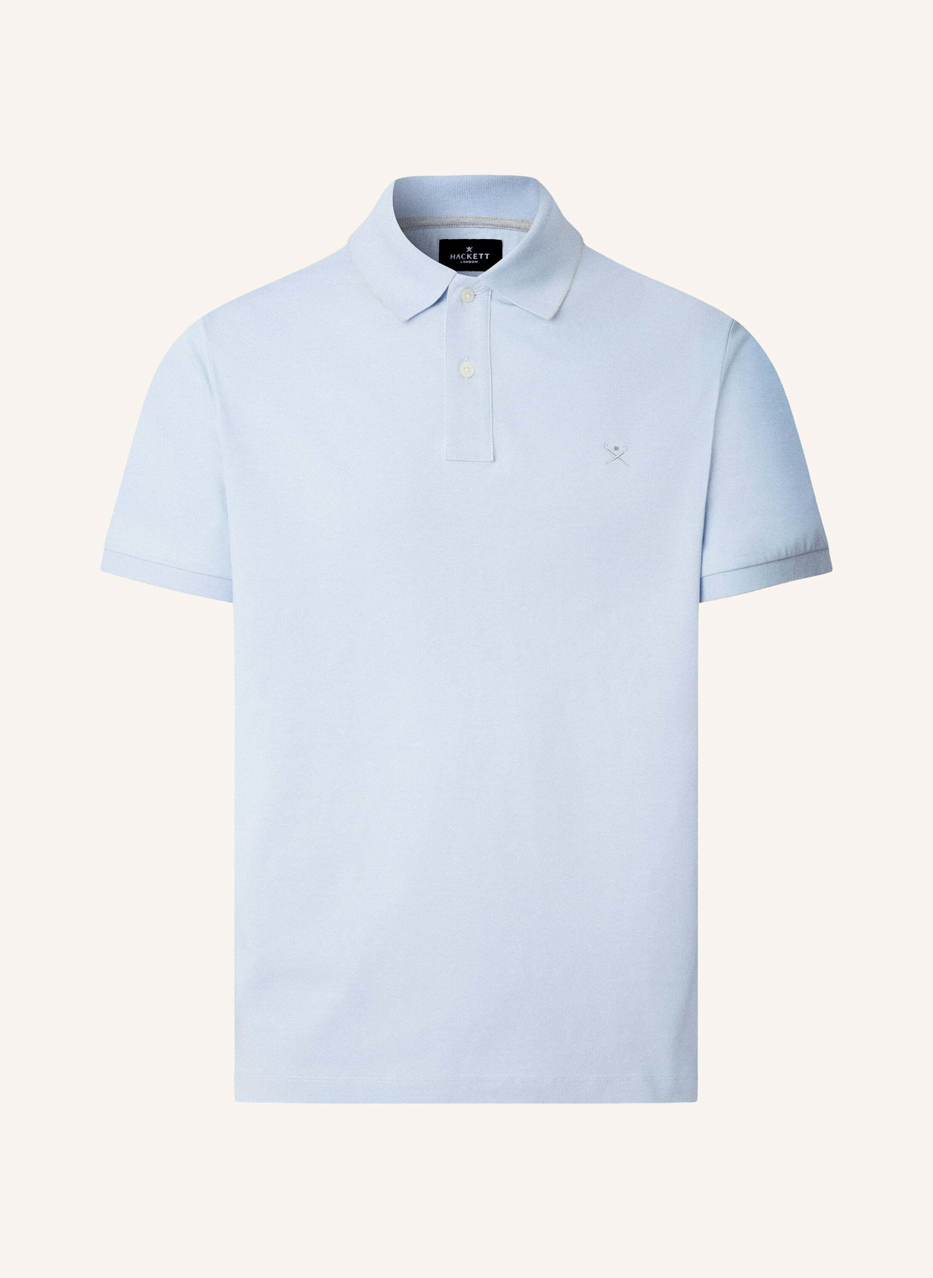HACKETT LONDON Poloshirt TIPPED JERSEY POLO: BLAU
