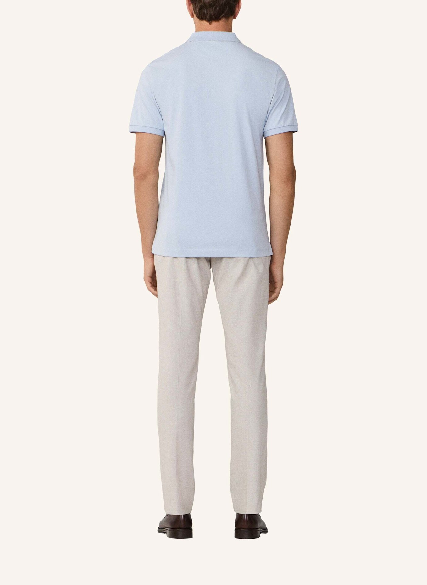 HACKETT LONDON Poloshirt TIPPED JERSEY POLO: BLAU