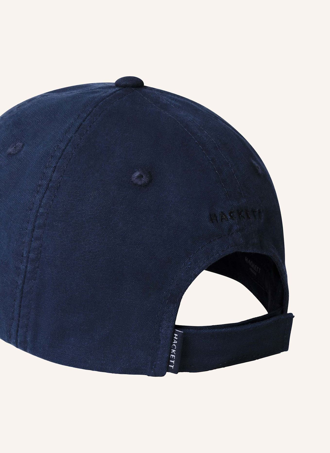 HACKETT LONDON Cap WASHED BROLLY CAP: DUNKELBLAU