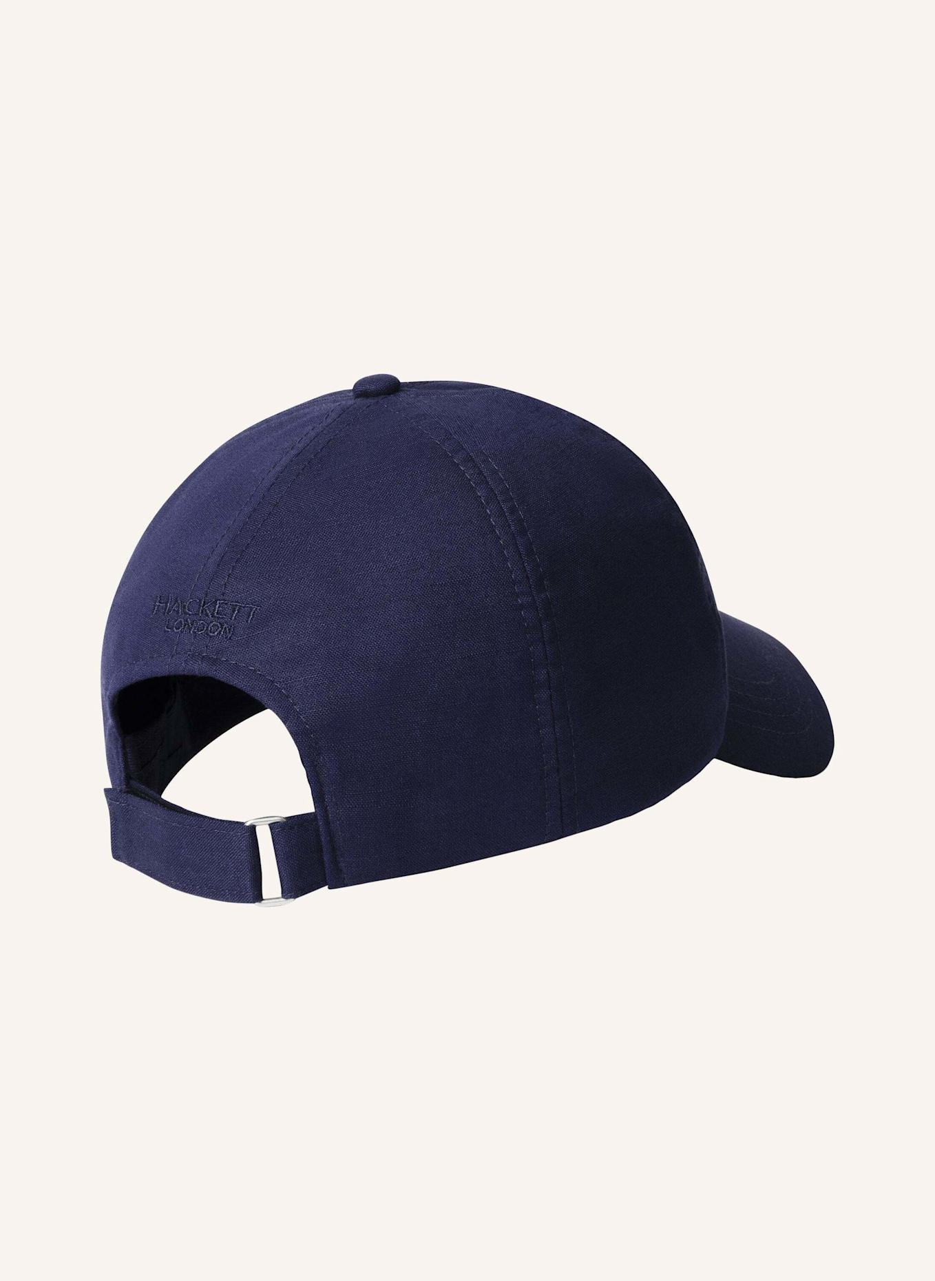 HACKETT LONDON Cap LINEN BASEBALL CAP: DUNKELBLAU