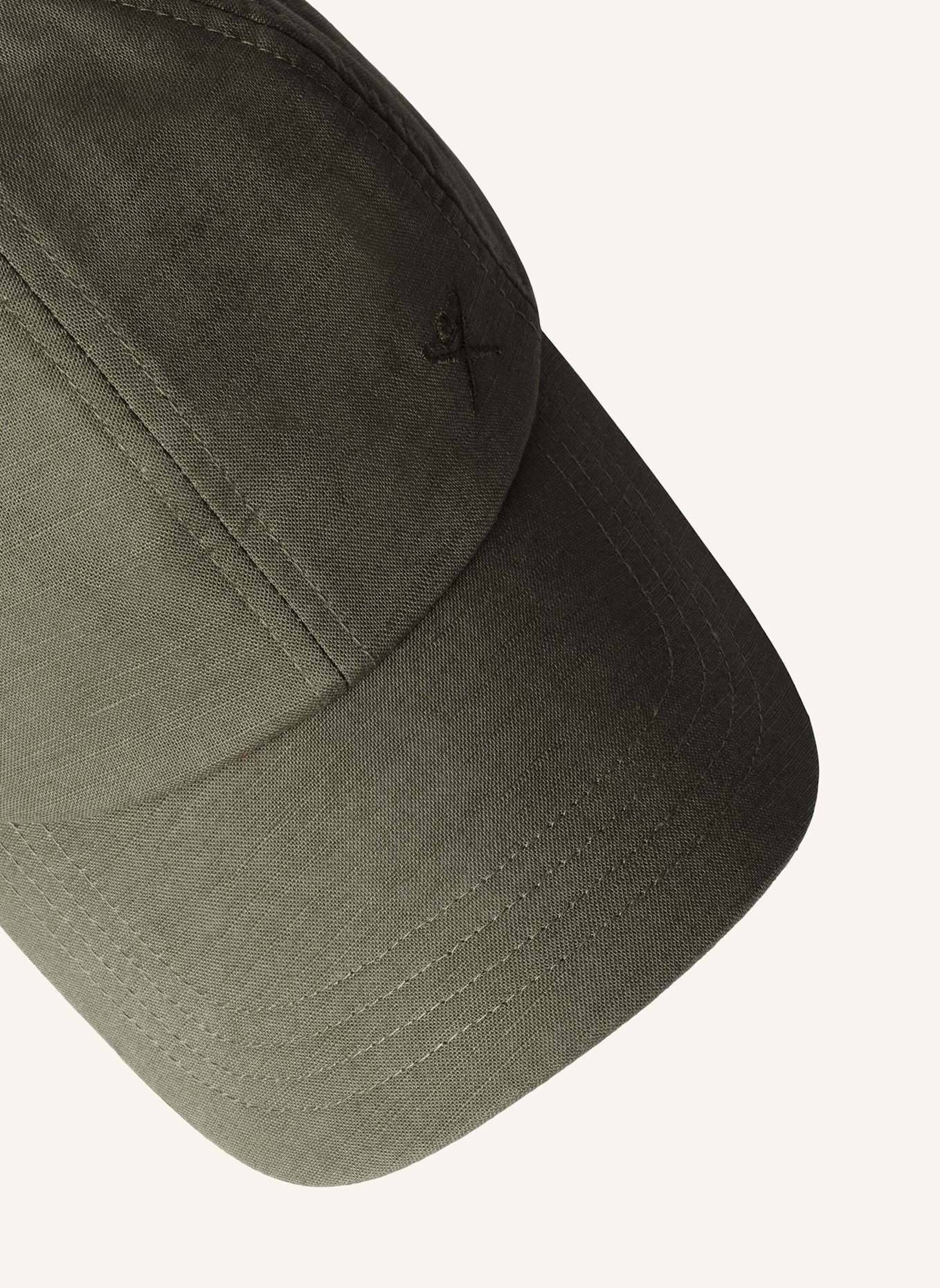 HACKETT LONDON Cap LINEN BASEBALL CAP: GRÜN