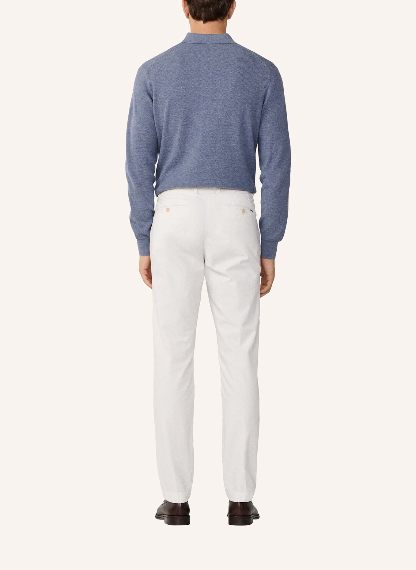 HACKETT LONDON Chino PD TEXTURE CHINO: WEISS