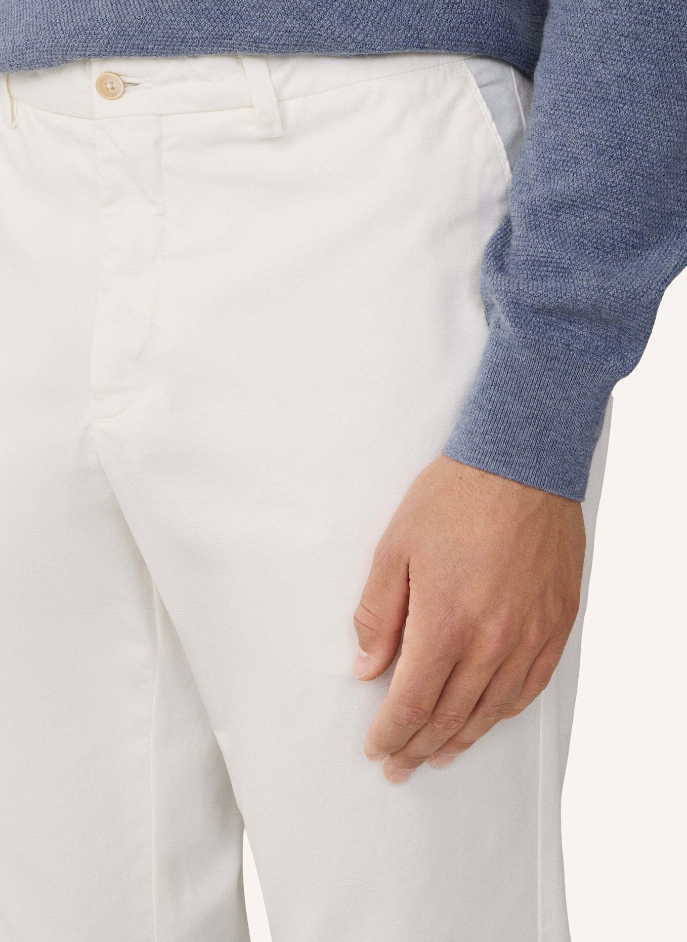 HACKETT LONDON Chino PD TEXTURE CHINO: WEISS