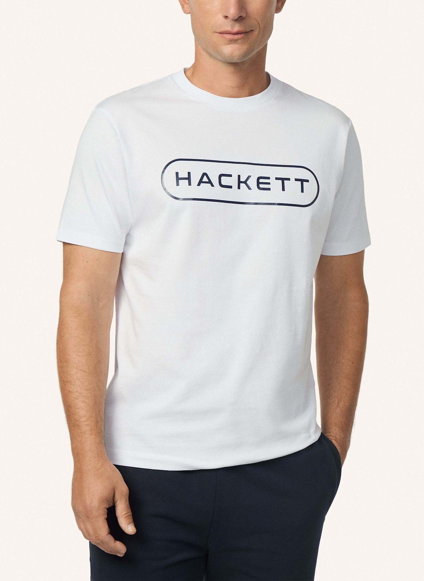 HACKETT LONDON T-Shirt HS ESSENTIAL BOX: WEISS