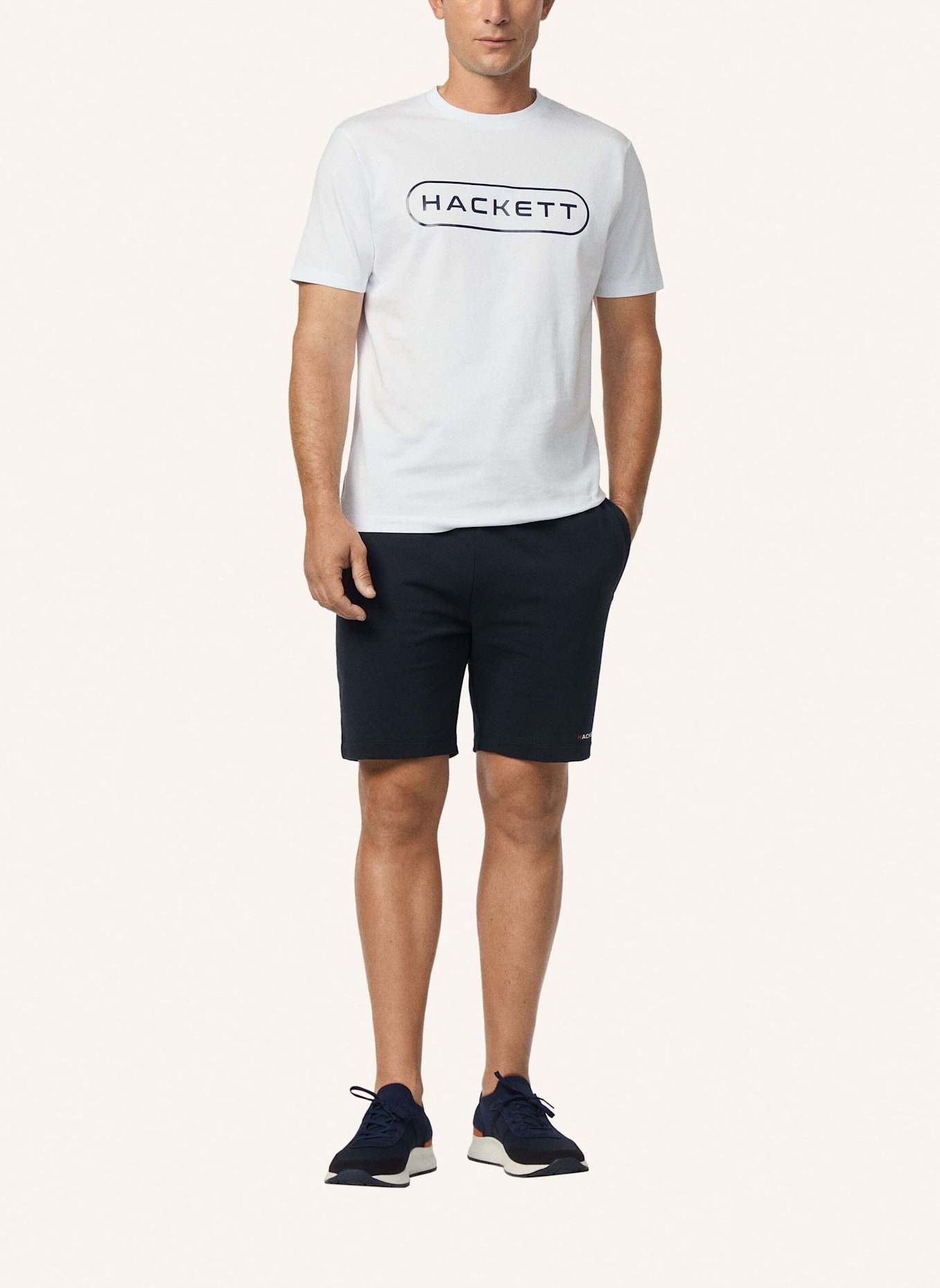 HACKETT LONDON T-Shirt HS ESSENTIAL BOX: WEISS