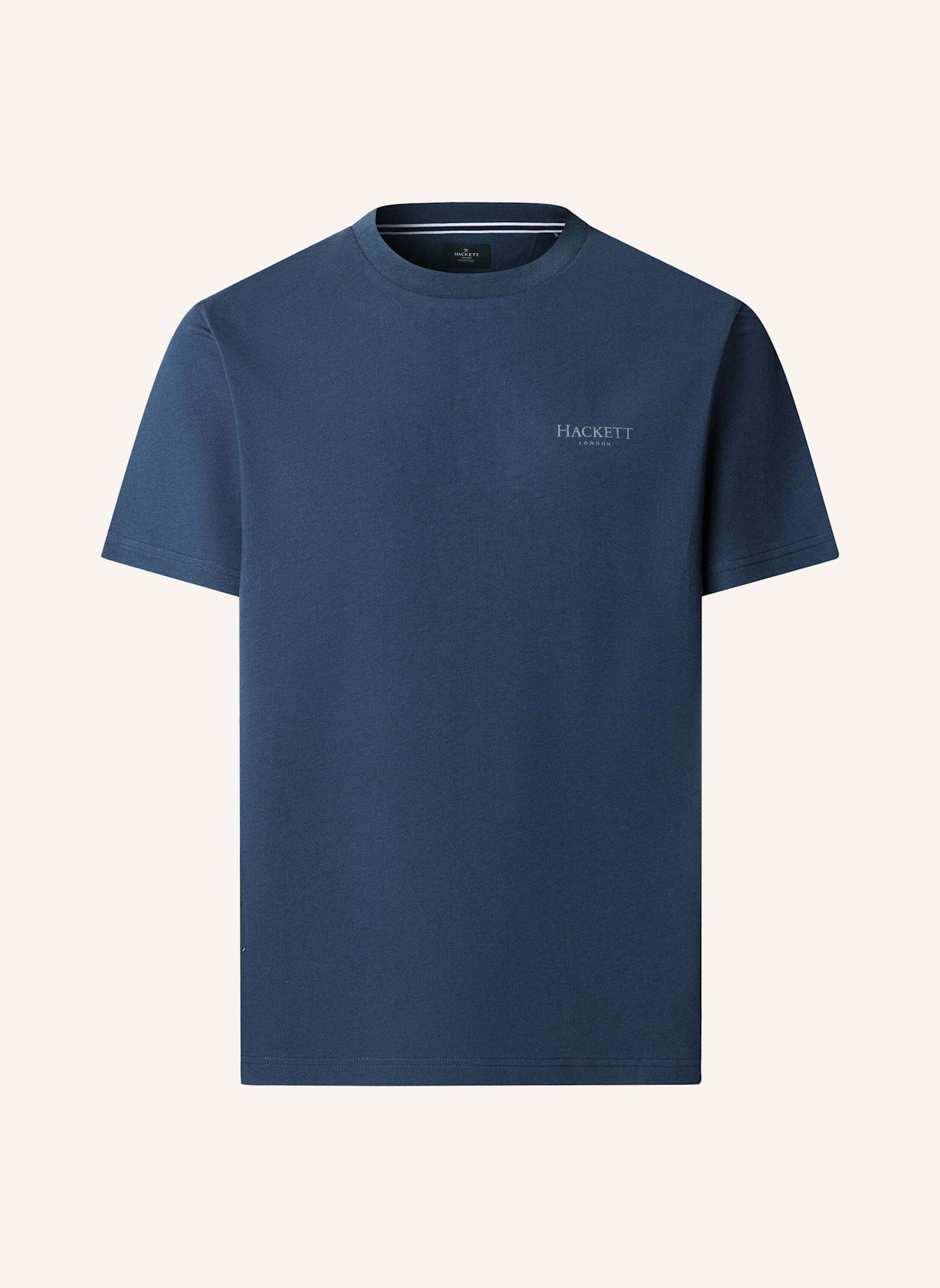 HACKETT LONDON T-Shirt HERITAGE ESS SMALL LGO: DUNKELBLAU