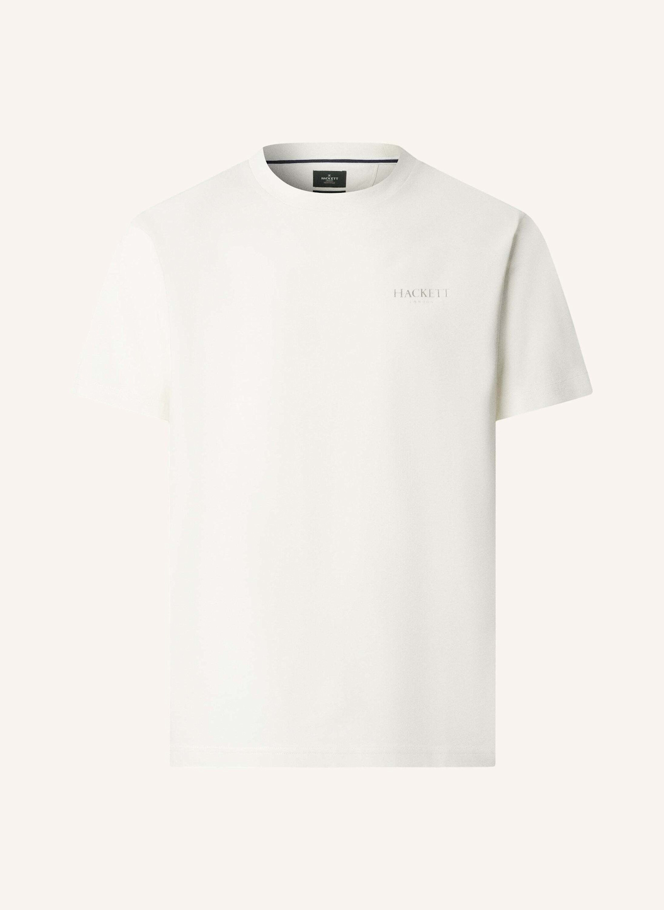 HACKETT LONDON T-Shirt HERITAGE ESS SMALL LGO: CREME