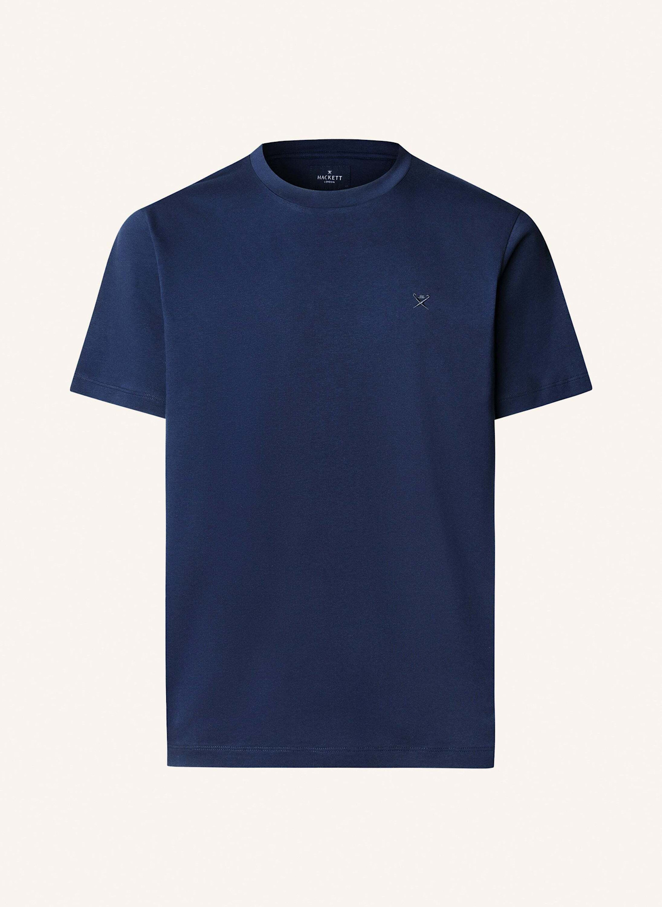 HACKETT LONDON T-Shirt SS LOGO TEE: BLAU