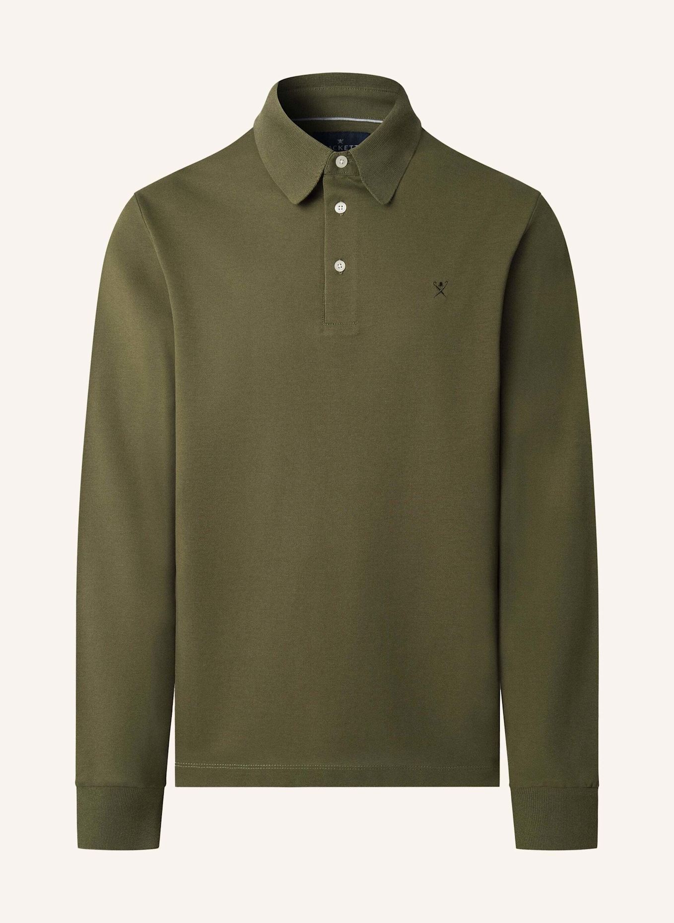 HACKETT LONDON Poloshirt FASHIONED COLLAR LS: GRÜN