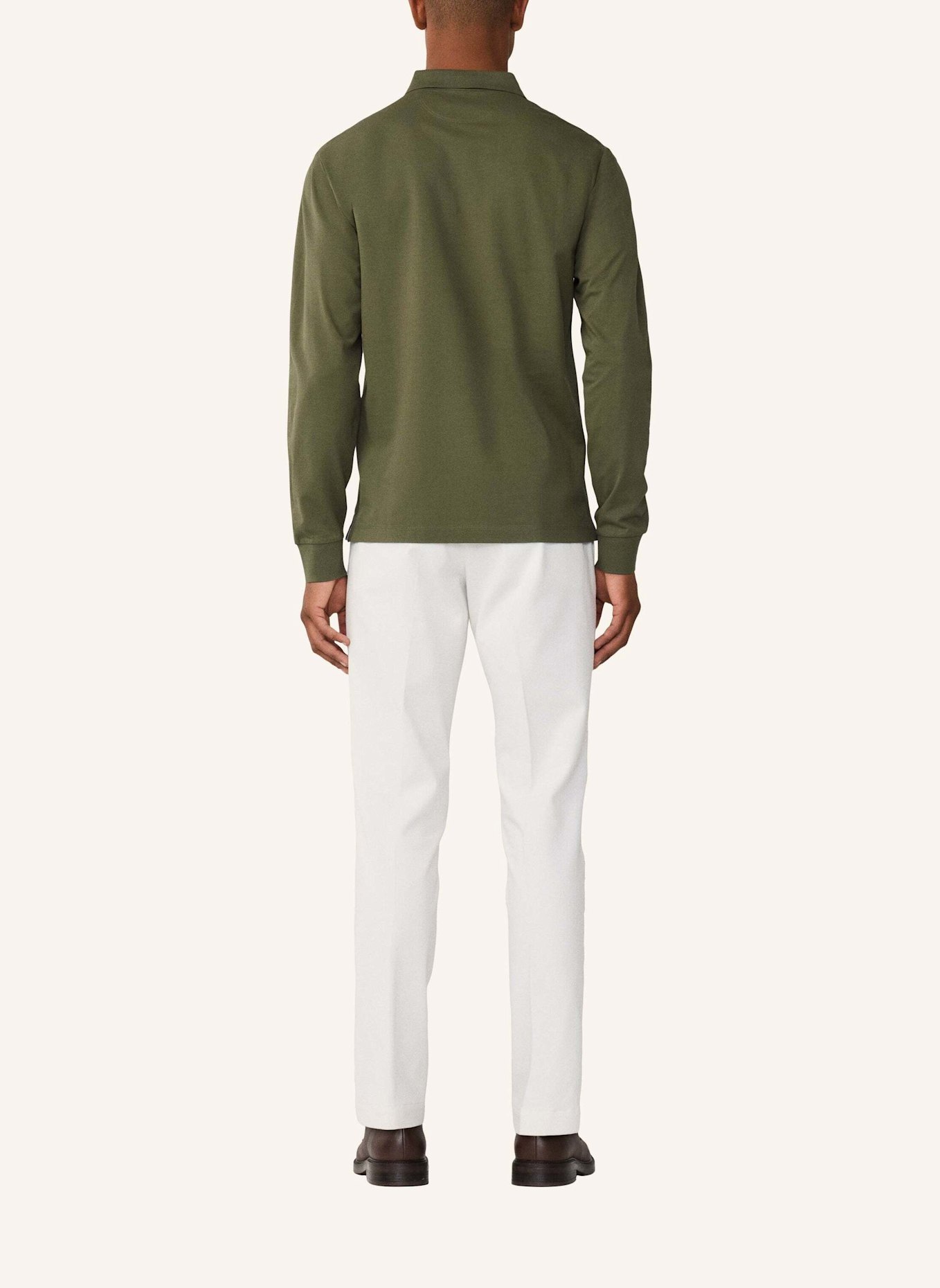 HACKETT LONDON Poloshirt FASHIONED COLLAR LS: GRÜN