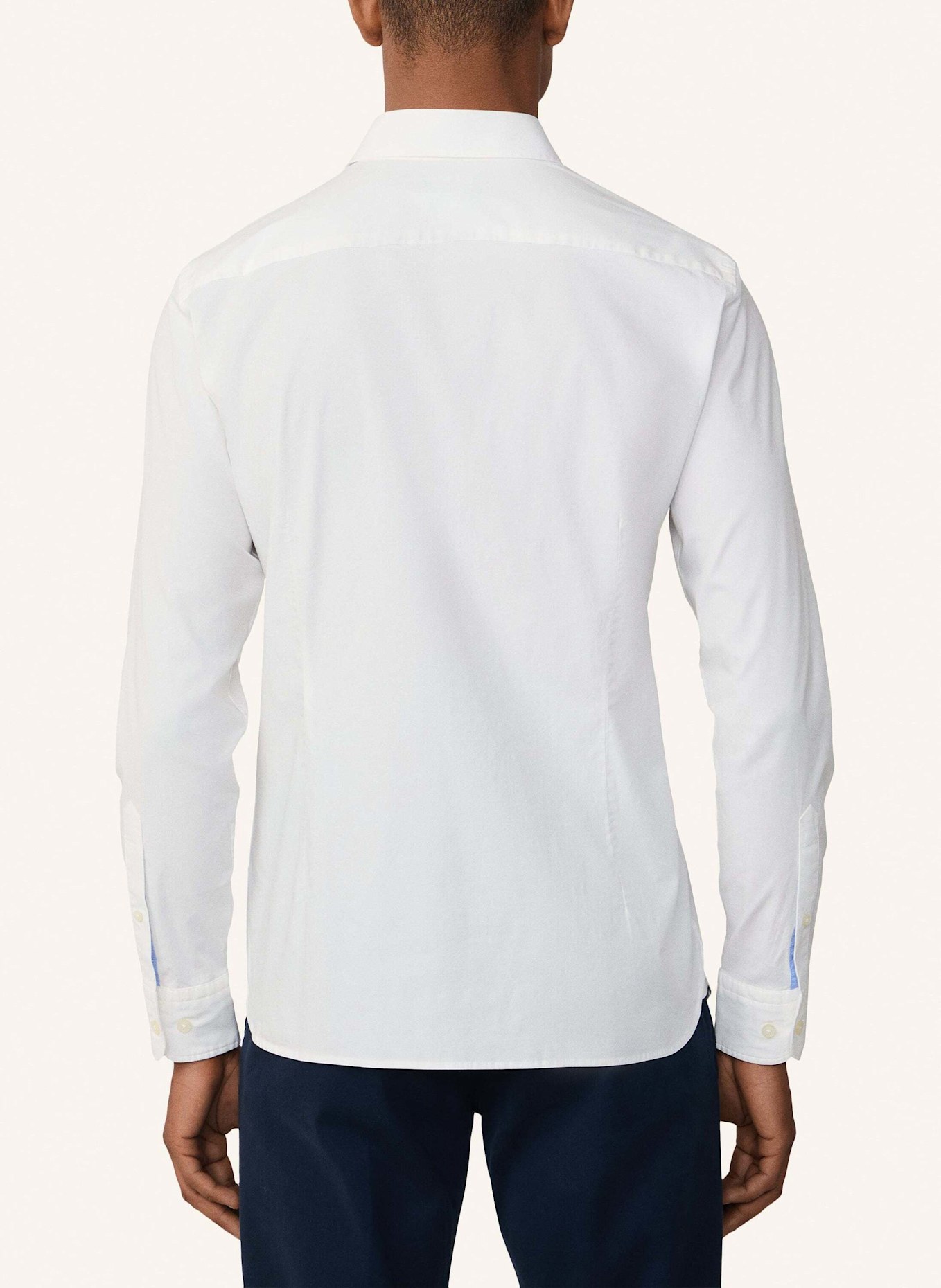 HACKETT LONDON Freizeithemd ESS GMD POPLIN: WEISS