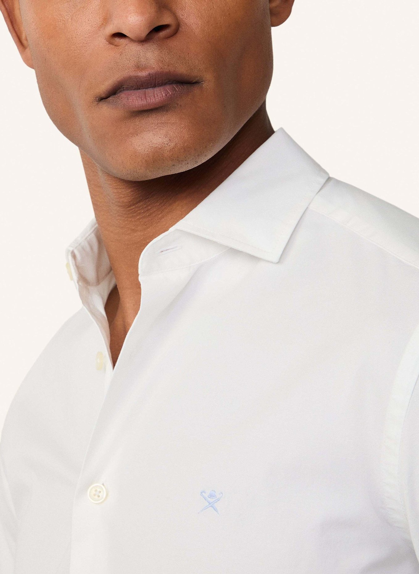 HACKETT LONDON Freizeithemd ESS GMD POPLIN: WEISS