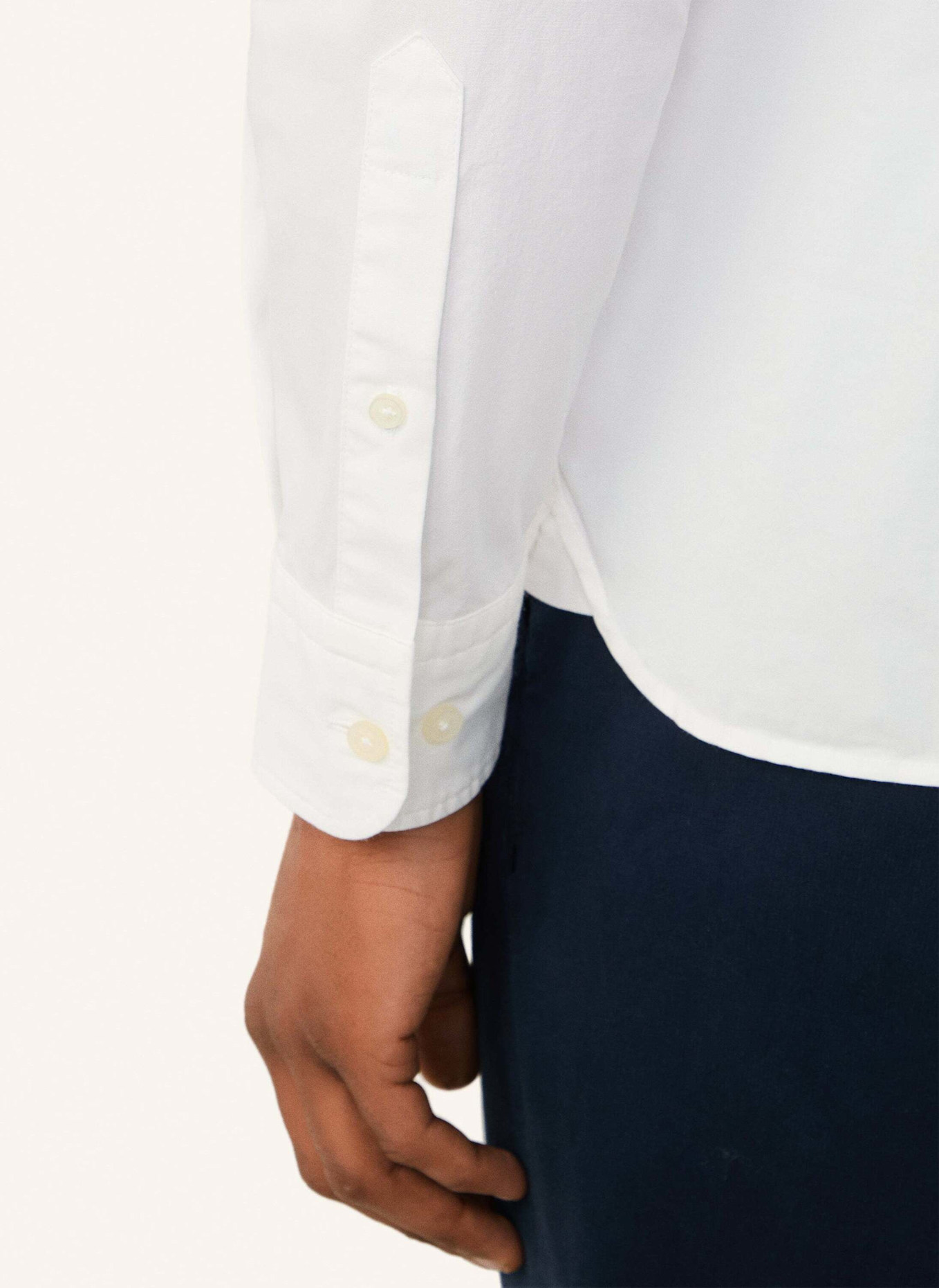 HACKETT LONDON Freizeithemd ESS GMD POPLIN: WEISS