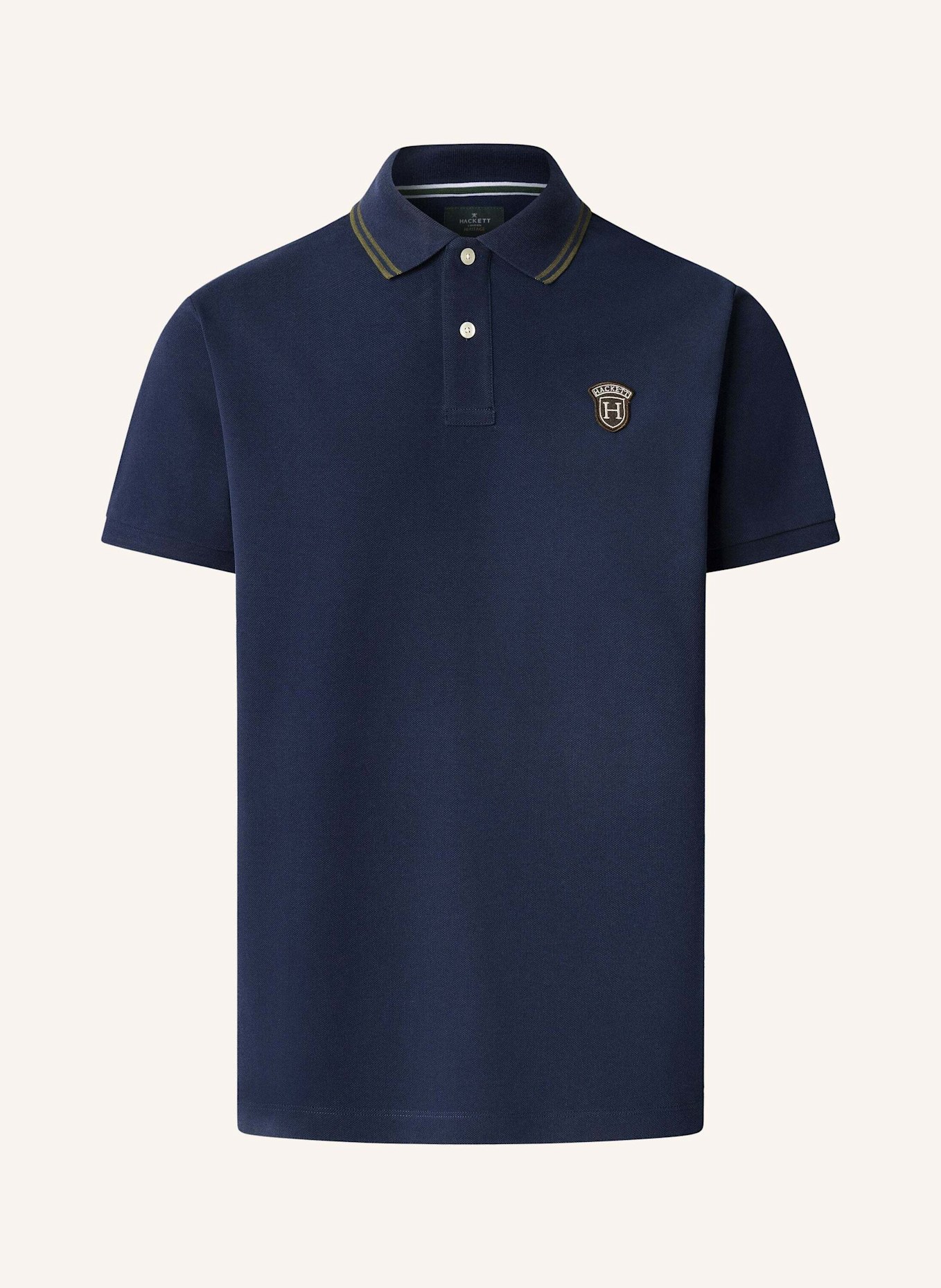 HACKETT LONDON Poloshirt HERITAGE BADGE POLO: BLAU
