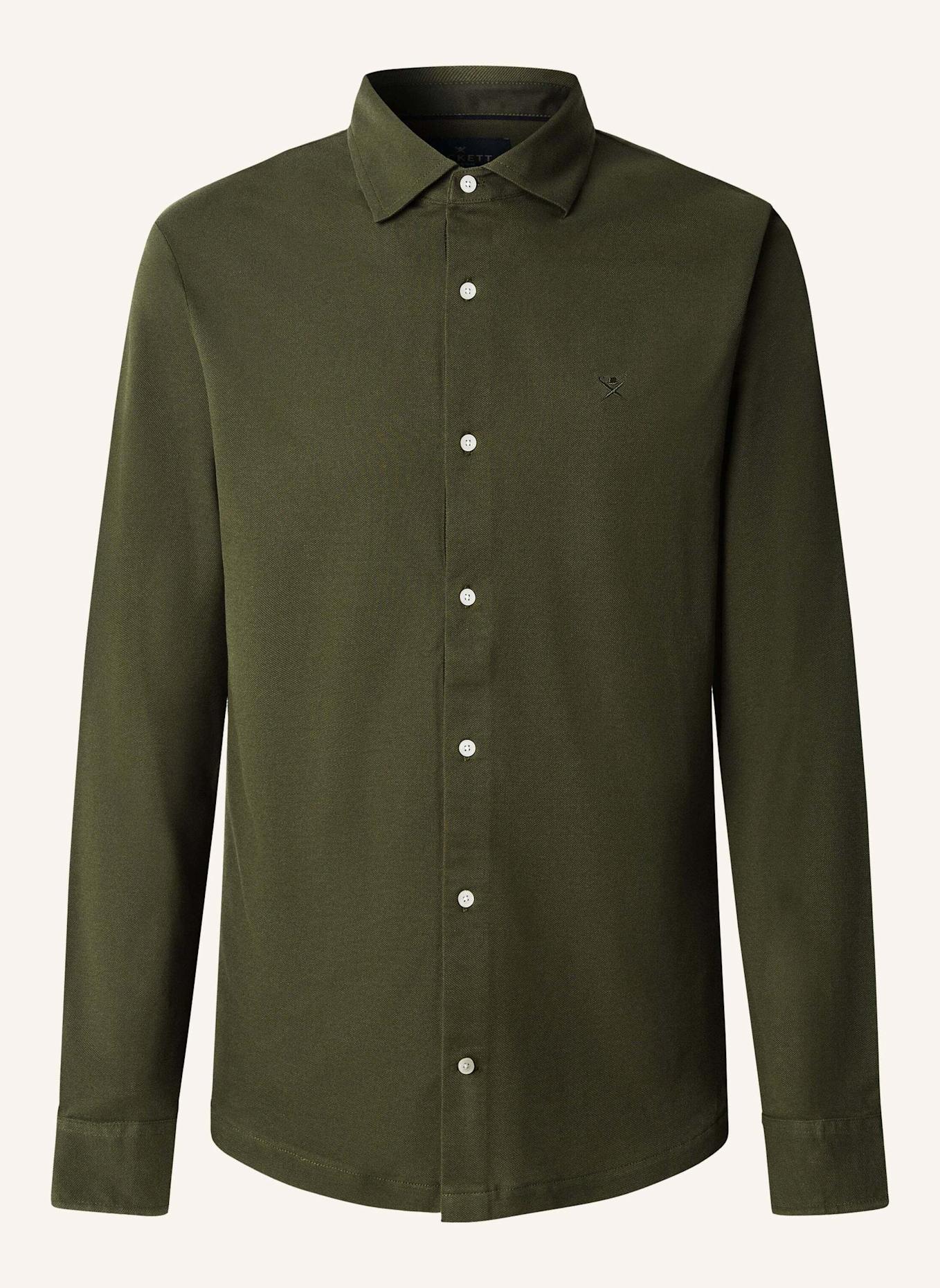 HACKETT LONDON Poloshirt PIPED SHIRT POLO LS: GRÜN