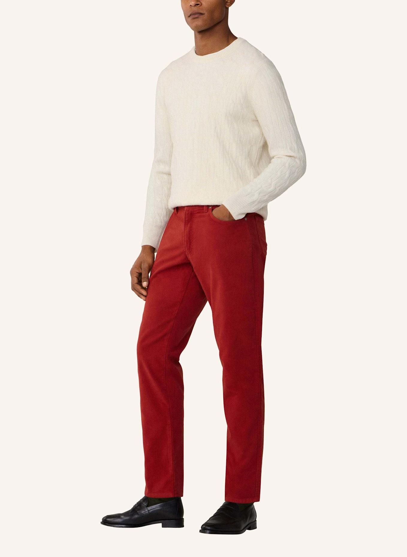 HACKETT LONDON 5-Pocket MOLESKIN 5PKT: BRAUN