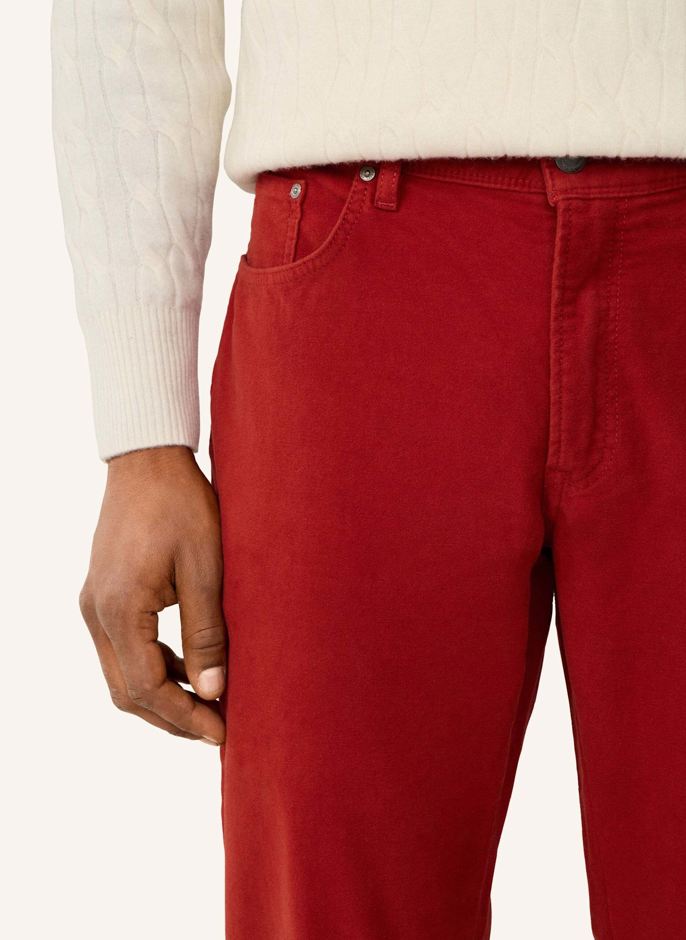 HACKETT LONDON 5-Pocket MOLESKIN 5PKT: BRAUN