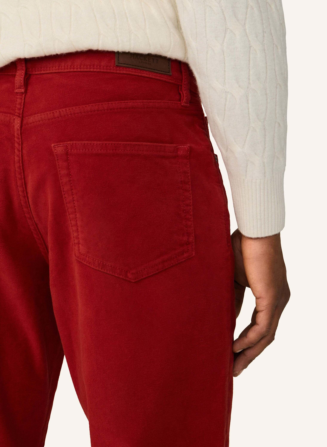 HACKETT LONDON 5-Pocket MOLESKIN 5PKT: BRAUN