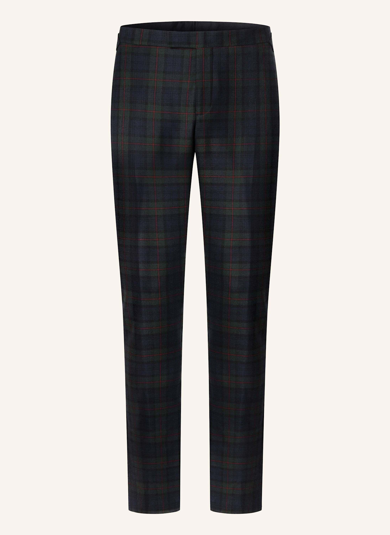 HACKETT LONDON Businesshose GREEN TARTAN TRS: GRÜN