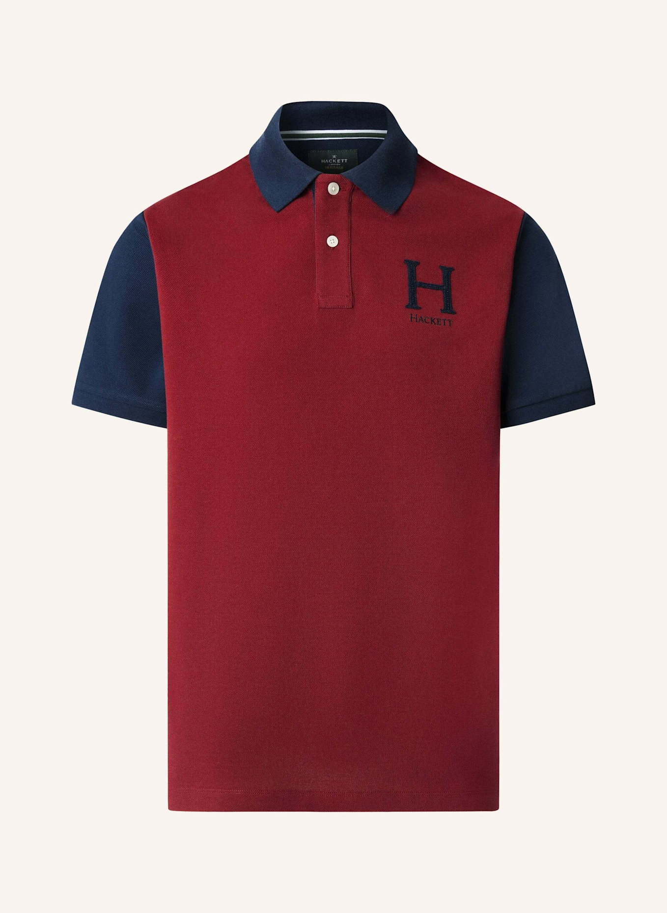 HACKETT LONDON Poloshirt HERITAGE PEAKS MULTI: ROT