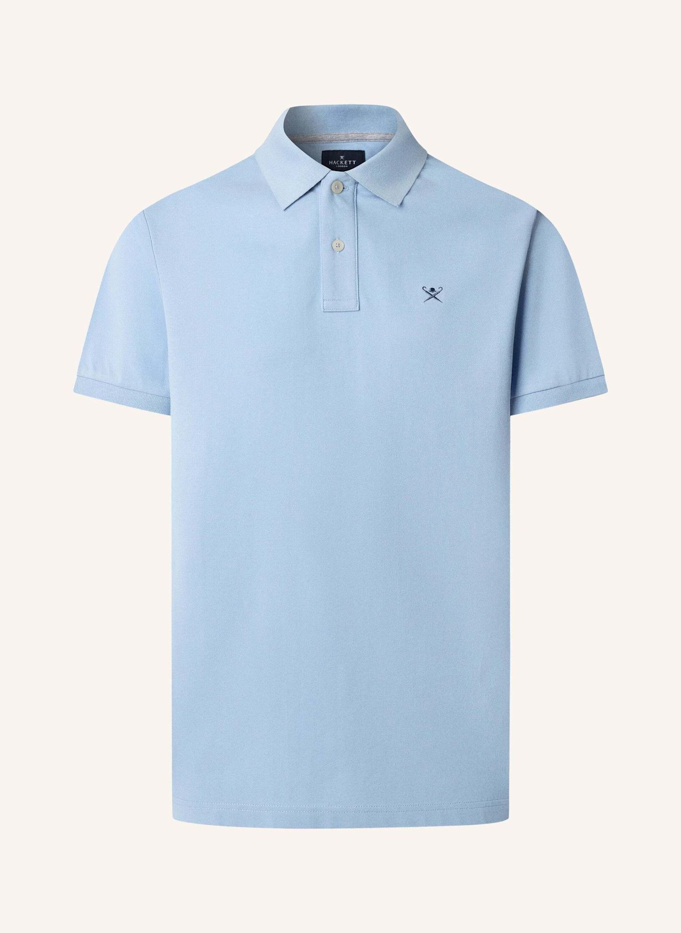 HACKETT LONDON Poloshirt SLIM FIT LOGO: BLAU